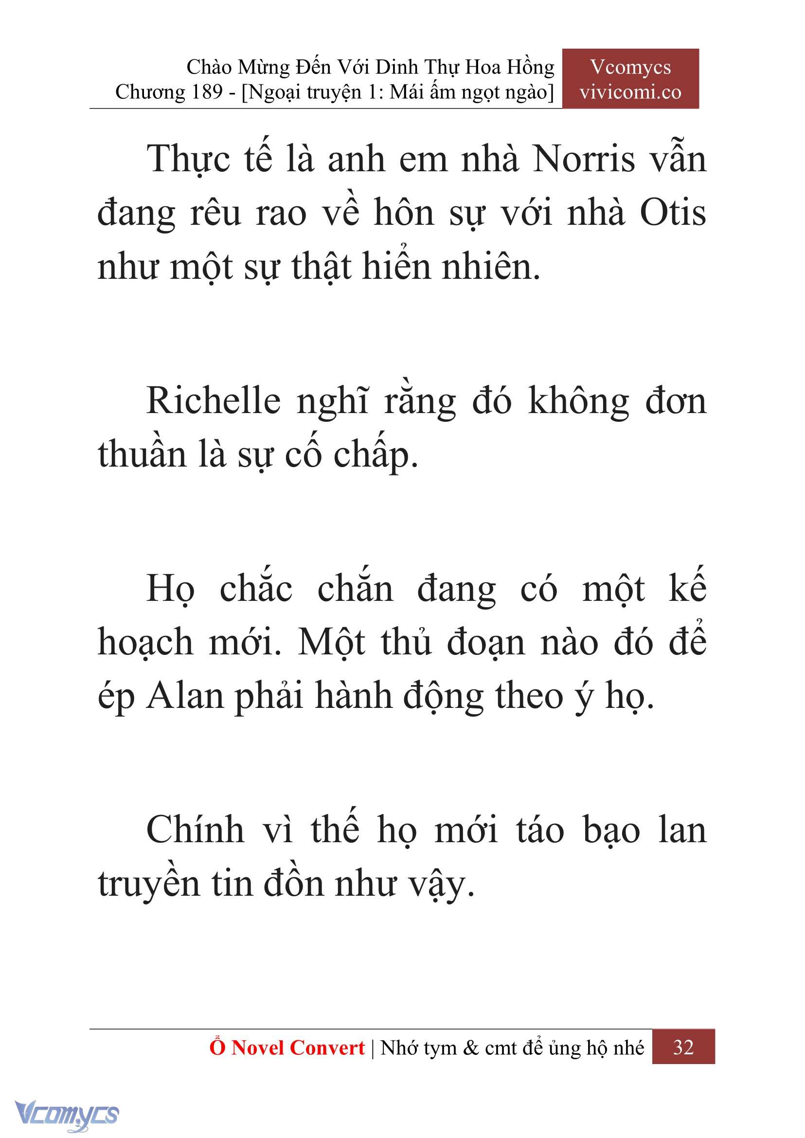 [Novel] Chào Mừng Đến Với Dinh Thự Hoa Hồng Chap 189 - Next Chap 190
