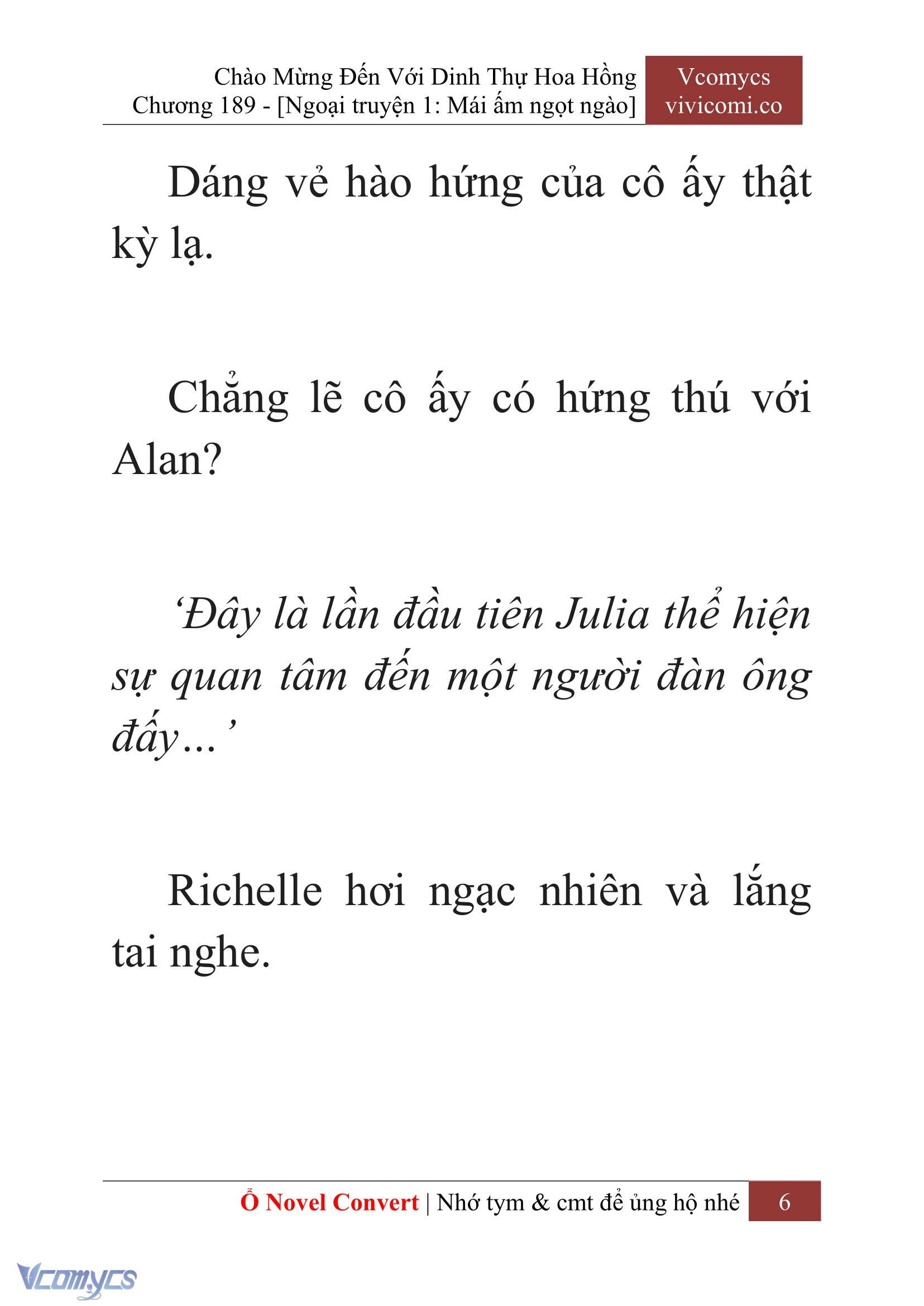 [Novel] Chào Mừng Đến Với Dinh Thự Hoa Hồng Chap 189 - Next Chap 190