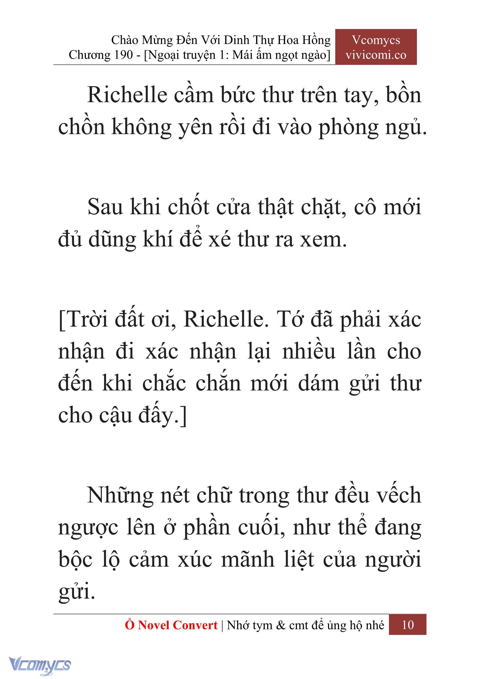 [Novel] Chào Mừng Đến Với Dinh Thự Hoa Hồng Chap 190 - Next Chap 191