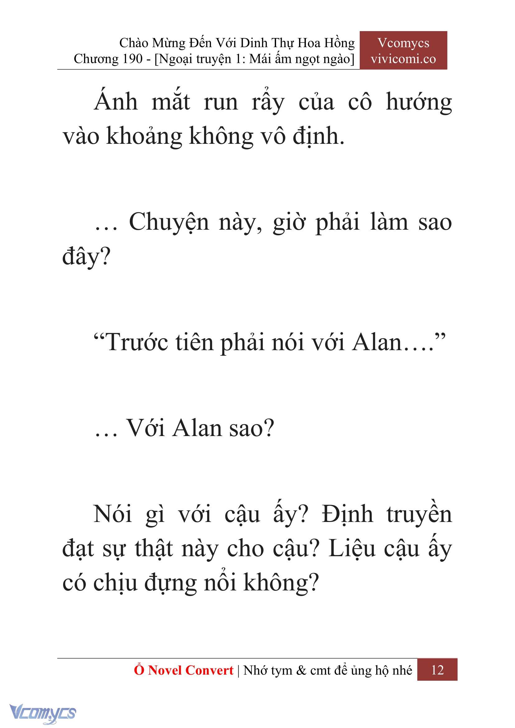 [Novel] Chào Mừng Đến Với Dinh Thự Hoa Hồng Chap 190 - Next Chap 191