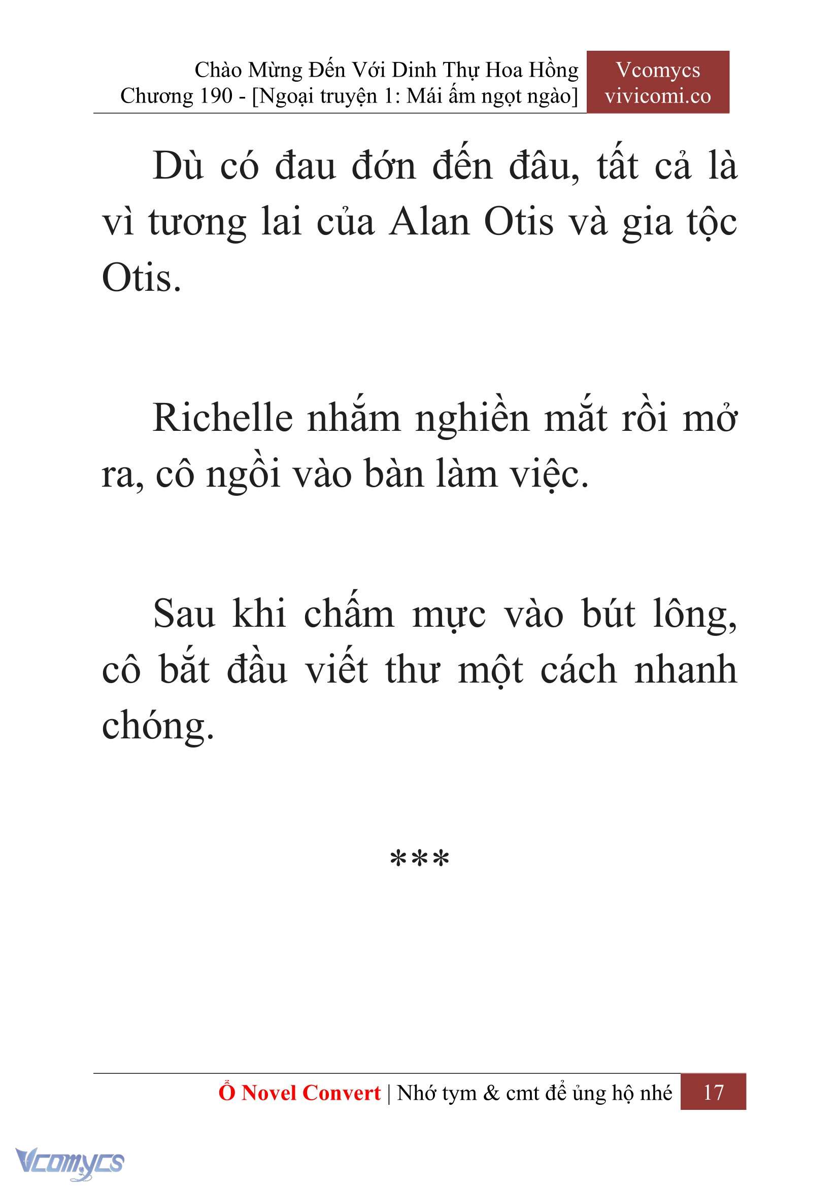 [Novel] Chào Mừng Đến Với Dinh Thự Hoa Hồng Chap 190 - Next Chap 191