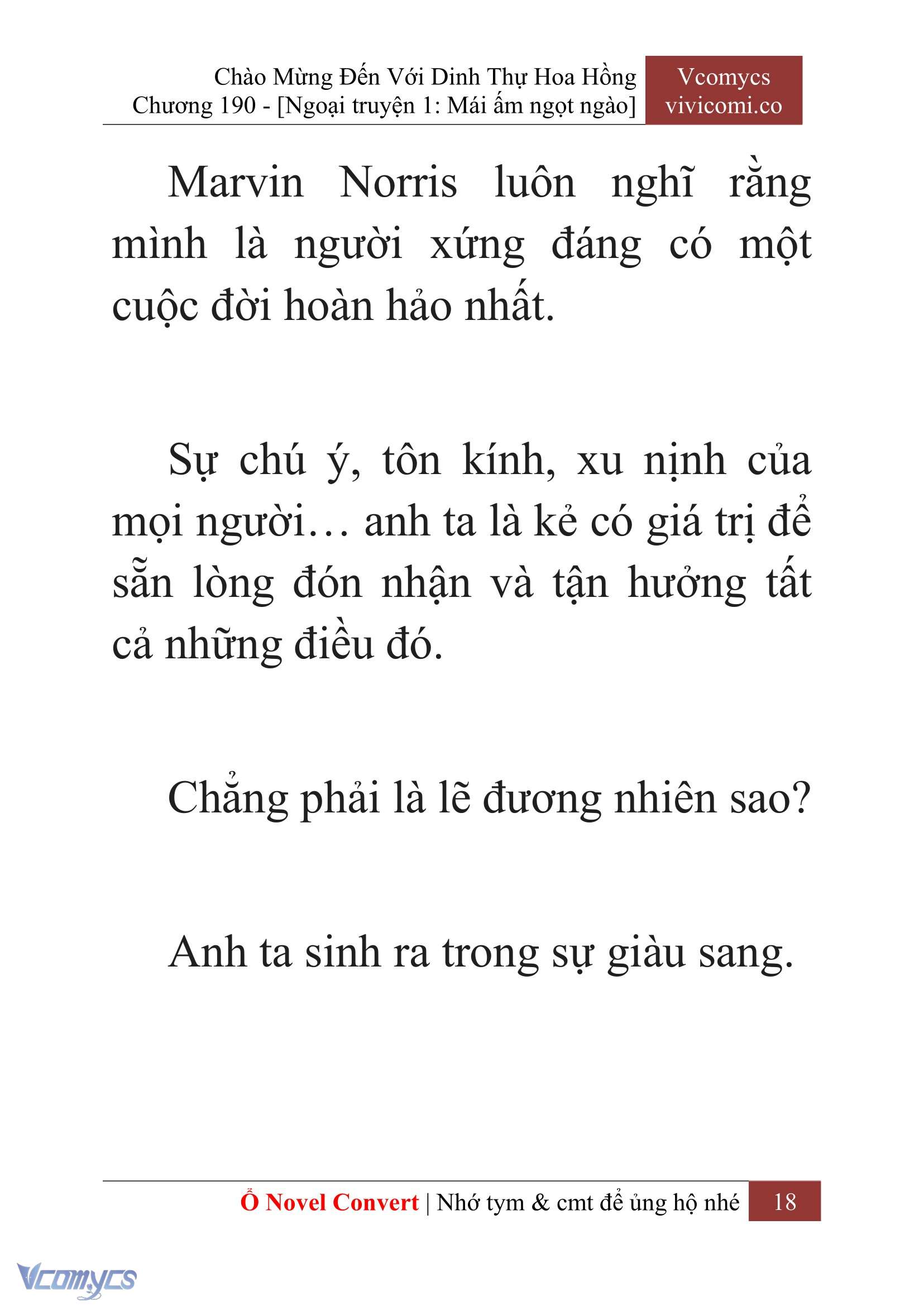 [Novel] Chào Mừng Đến Với Dinh Thự Hoa Hồng Chap 190 - Next Chap 191