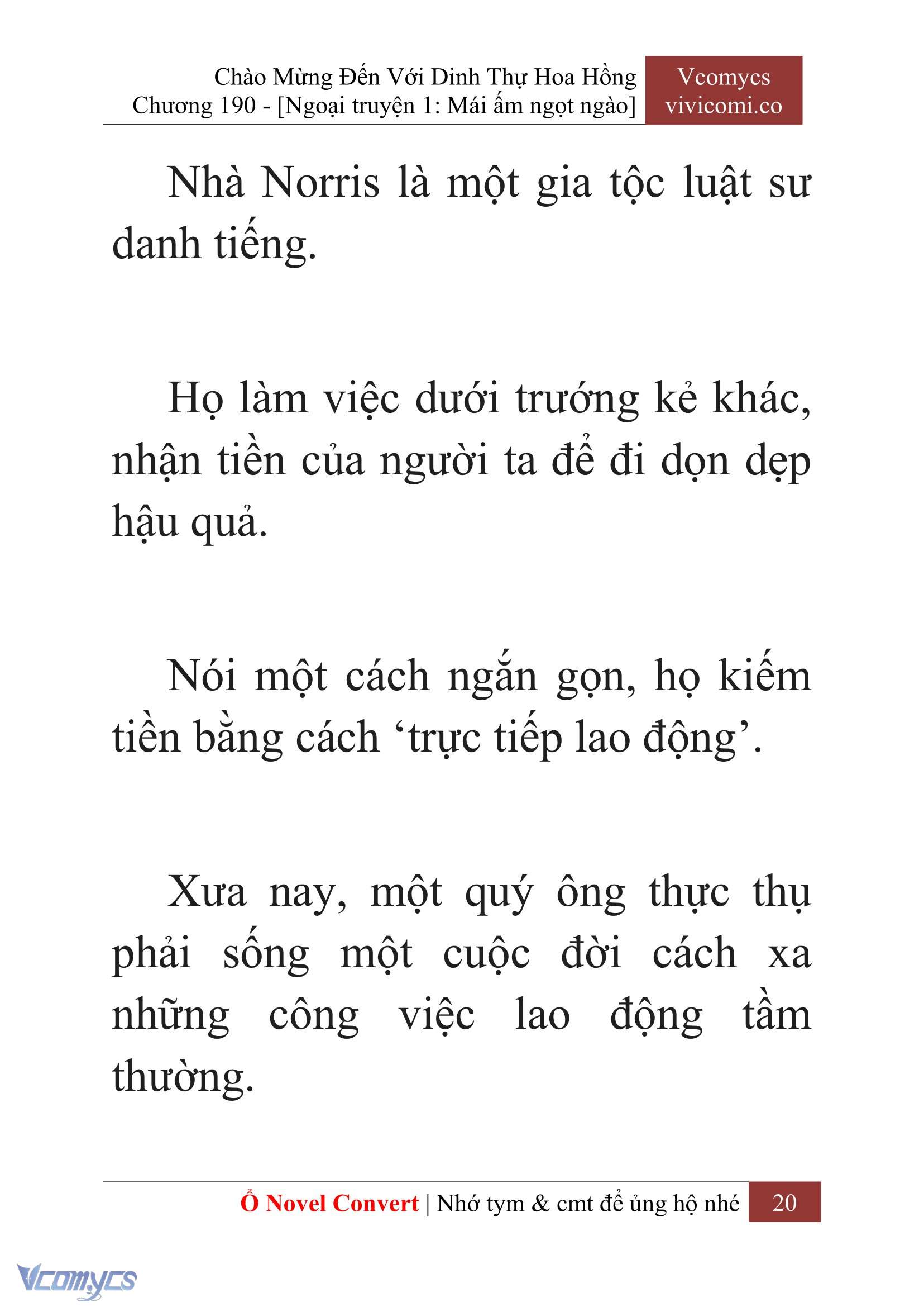 [Novel] Chào Mừng Đến Với Dinh Thự Hoa Hồng Chap 190 - Next Chap 191