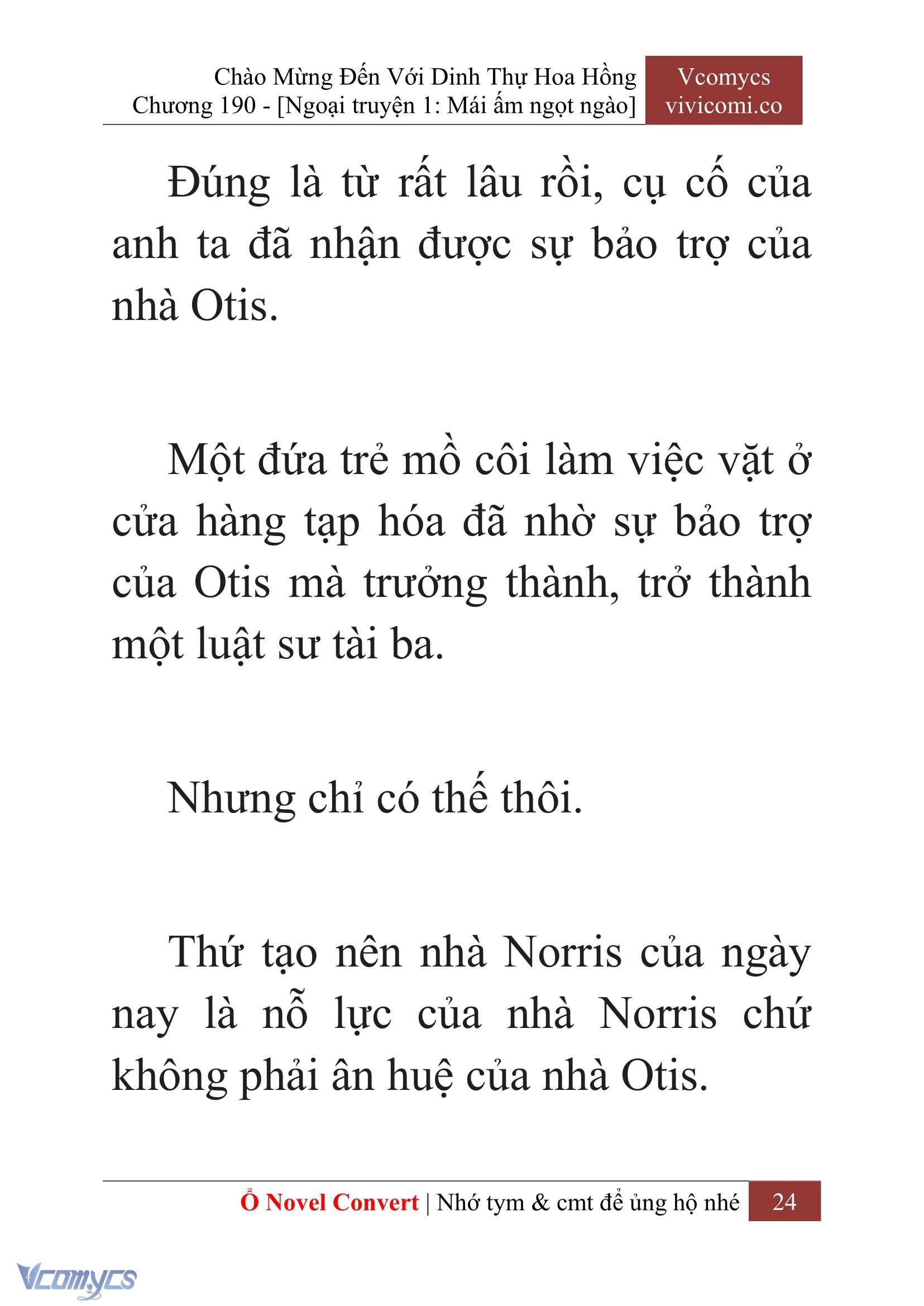 [Novel] Chào Mừng Đến Với Dinh Thự Hoa Hồng Chap 190 - Next Chap 191