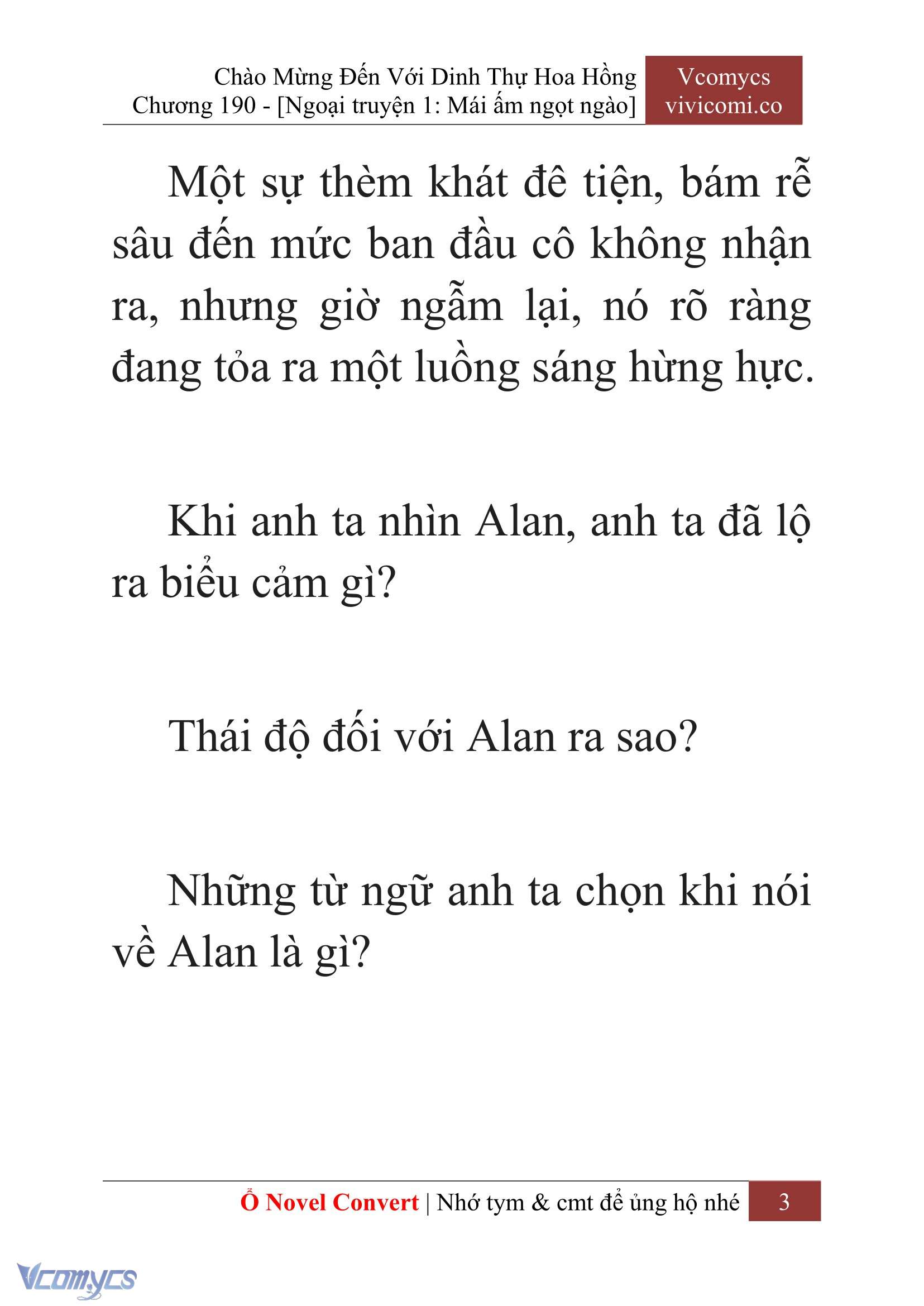 [Novel] Chào Mừng Đến Với Dinh Thự Hoa Hồng Chap 190 - Next Chap 191
