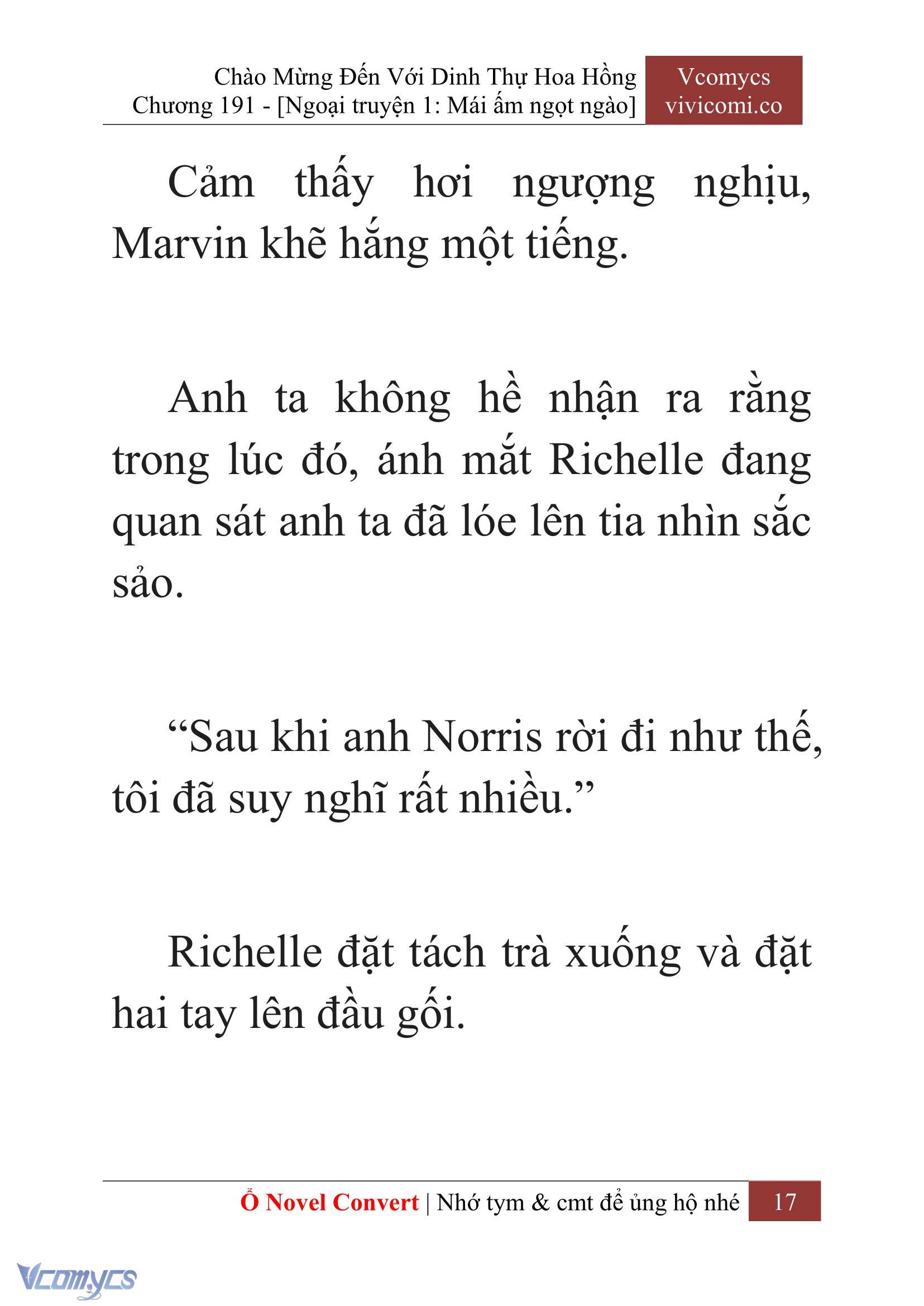 [Novel] Chào Mừng Đến Với Dinh Thự Hoa Hồng Chap 191 - Next Chap 192