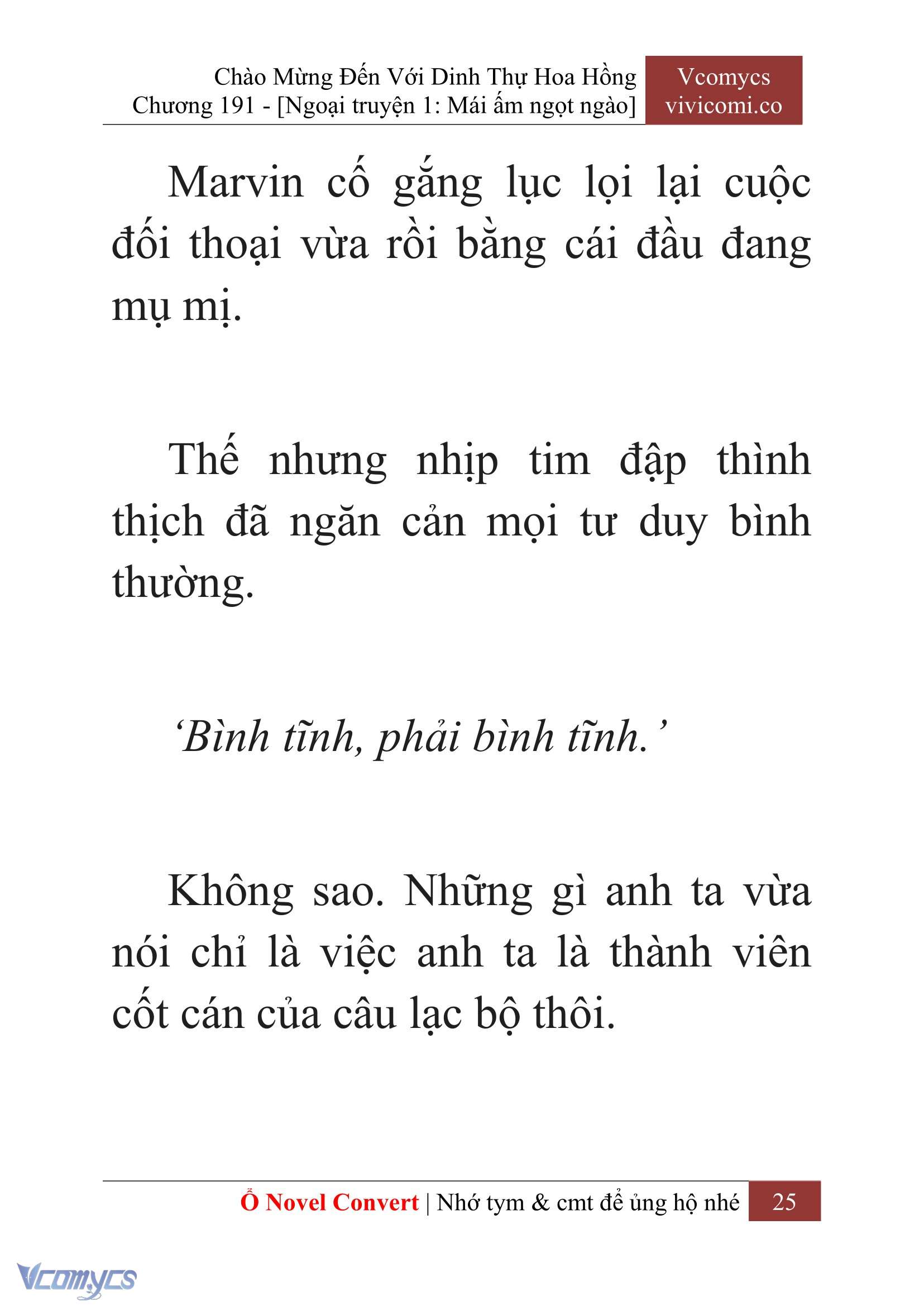 [Novel] Chào Mừng Đến Với Dinh Thự Hoa Hồng Chap 191 - Next Chap 192