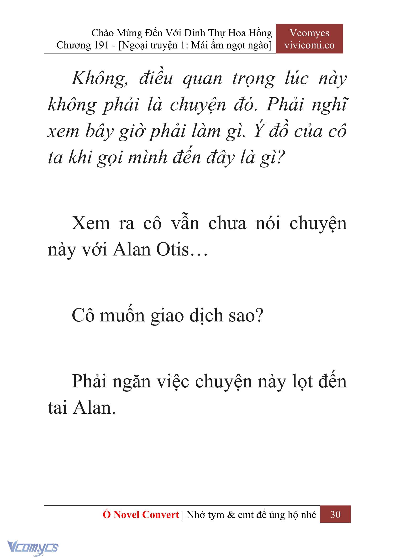 [Novel] Chào Mừng Đến Với Dinh Thự Hoa Hồng Chap 191 - Next Chap 192