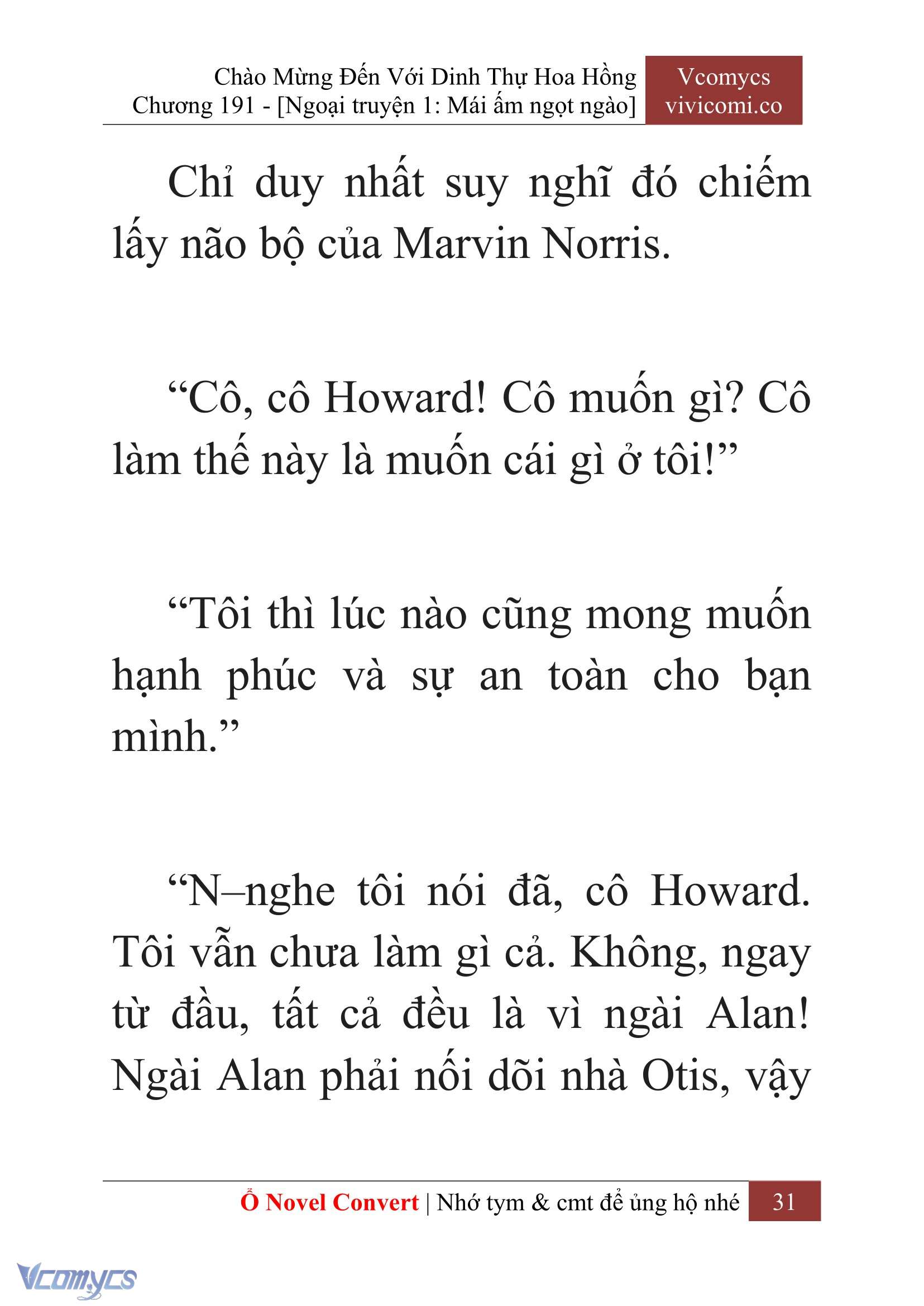 [Novel] Chào Mừng Đến Với Dinh Thự Hoa Hồng Chap 191 - Next Chap 192