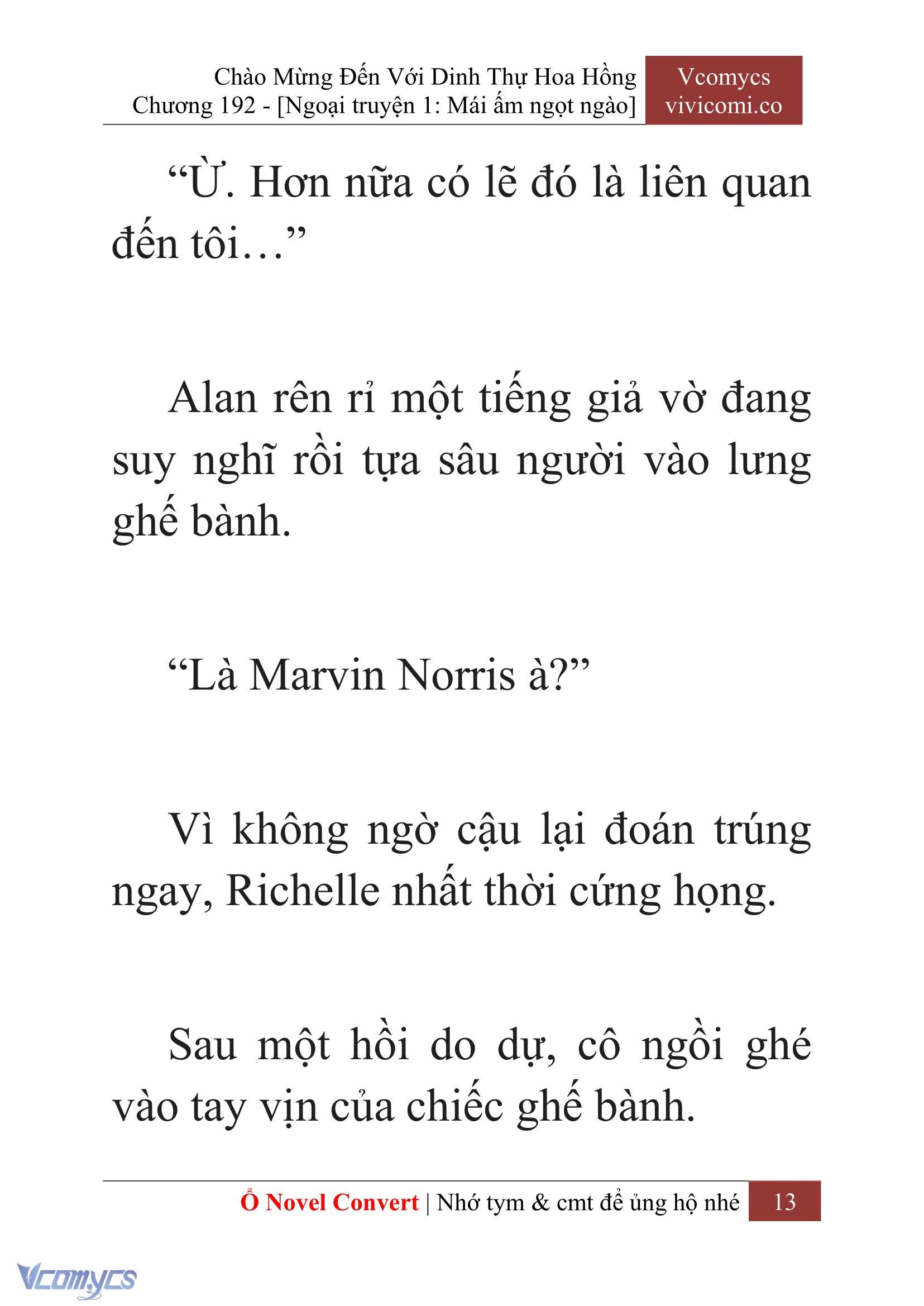 [Novel] Chào Mừng Đến Với Dinh Thự Hoa Hồng Chap 192 - Next Chap 193