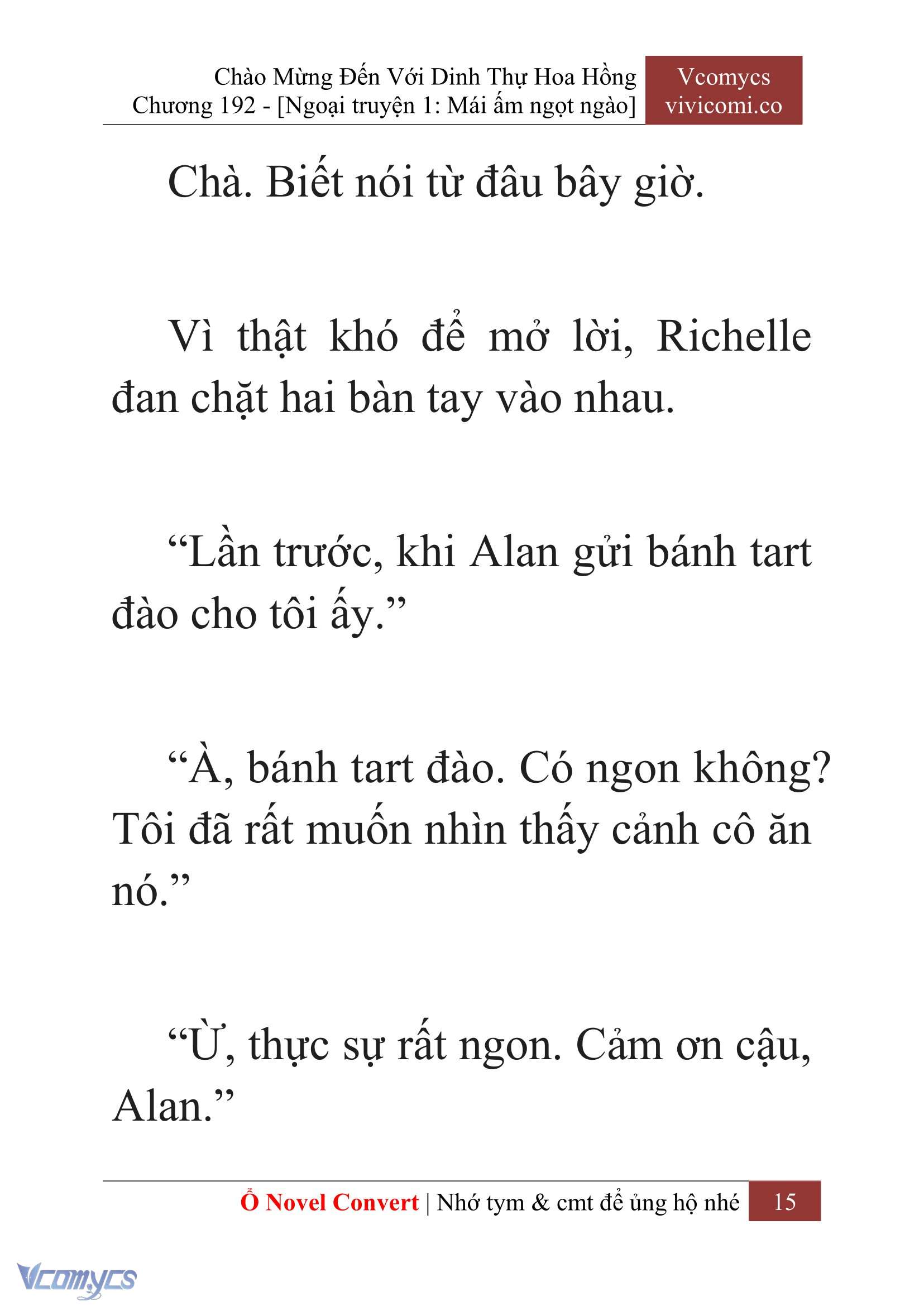 [Novel] Chào Mừng Đến Với Dinh Thự Hoa Hồng Chap 192 - Next Chap 193
