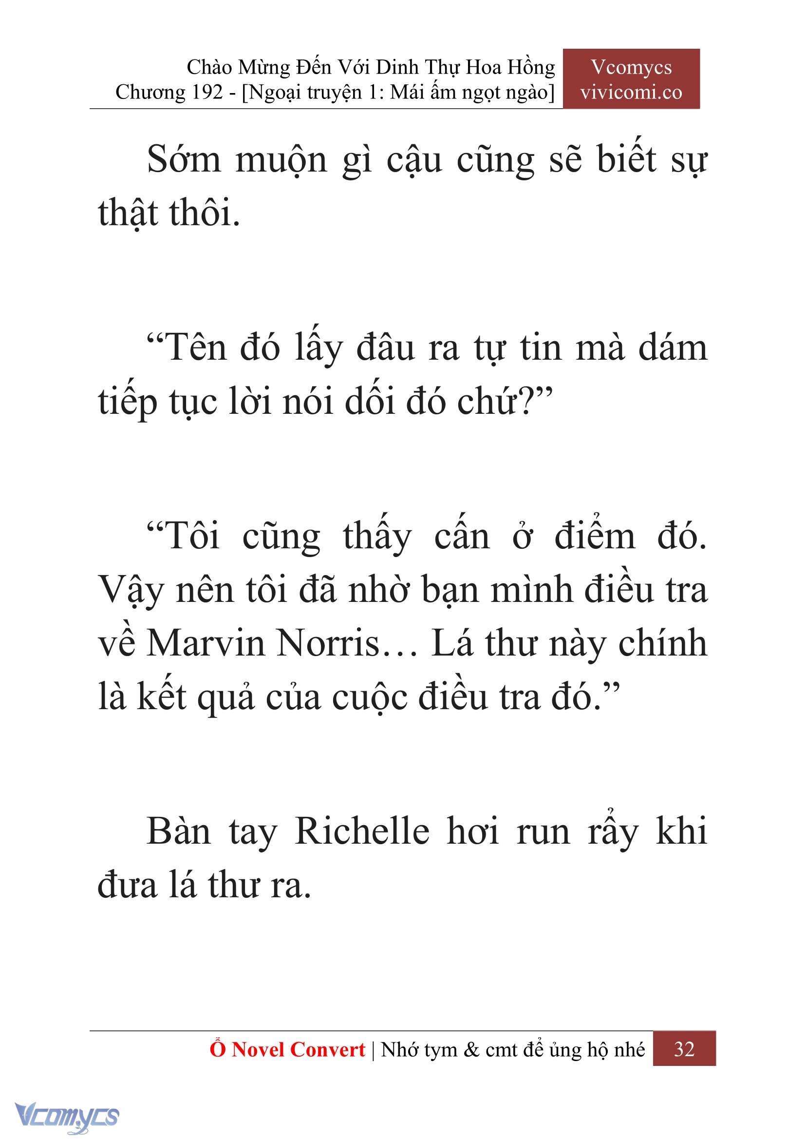 [Novel] Chào Mừng Đến Với Dinh Thự Hoa Hồng Chap 192 - Next Chap 193