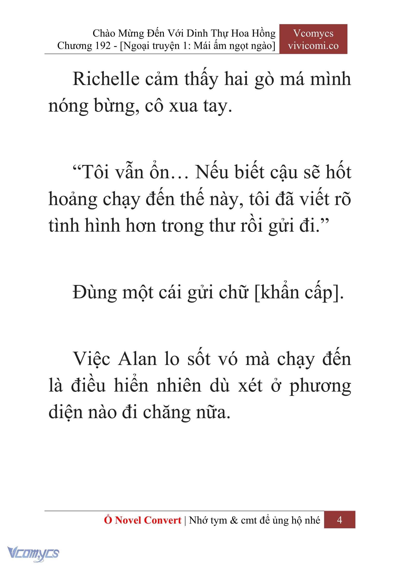 [Novel] Chào Mừng Đến Với Dinh Thự Hoa Hồng Chap 192 - Next Chap 193