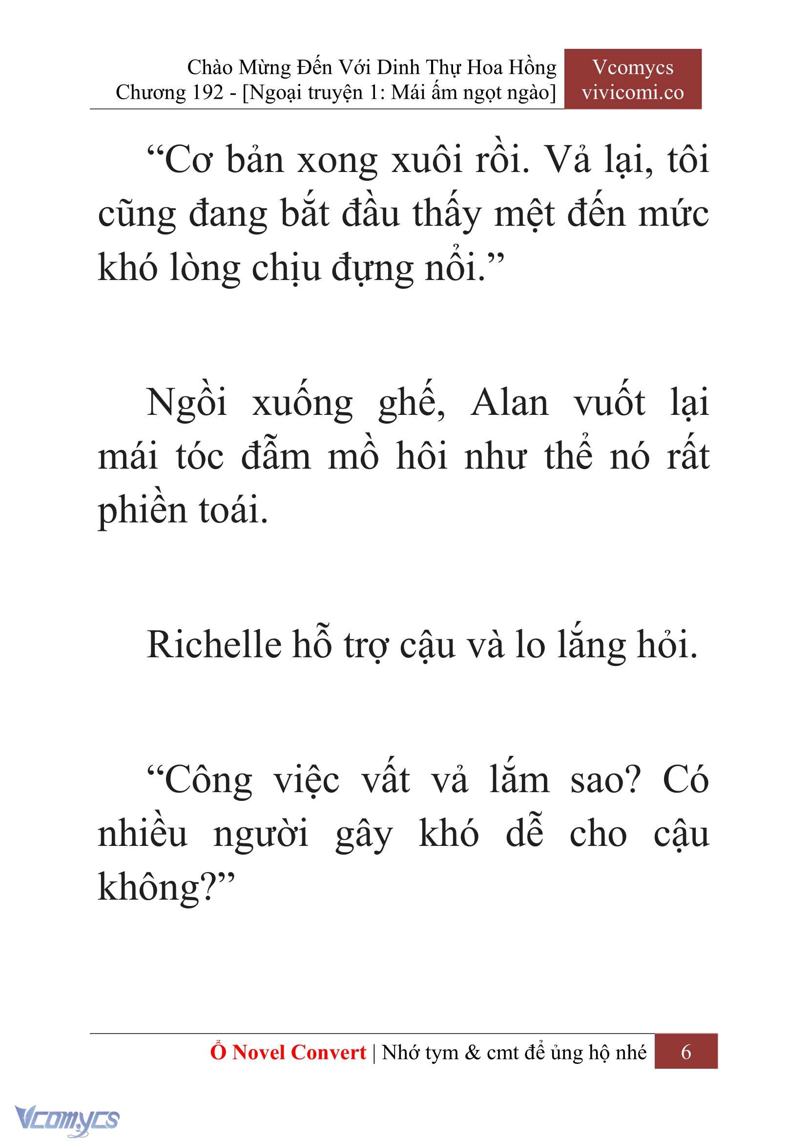 [Novel] Chào Mừng Đến Với Dinh Thự Hoa Hồng Chap 192 - Next Chap 193