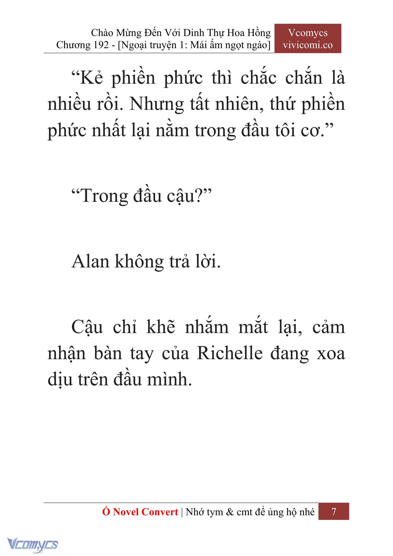 [Novel] Chào Mừng Đến Với Dinh Thự Hoa Hồng Chap 192 - Next Chap 193