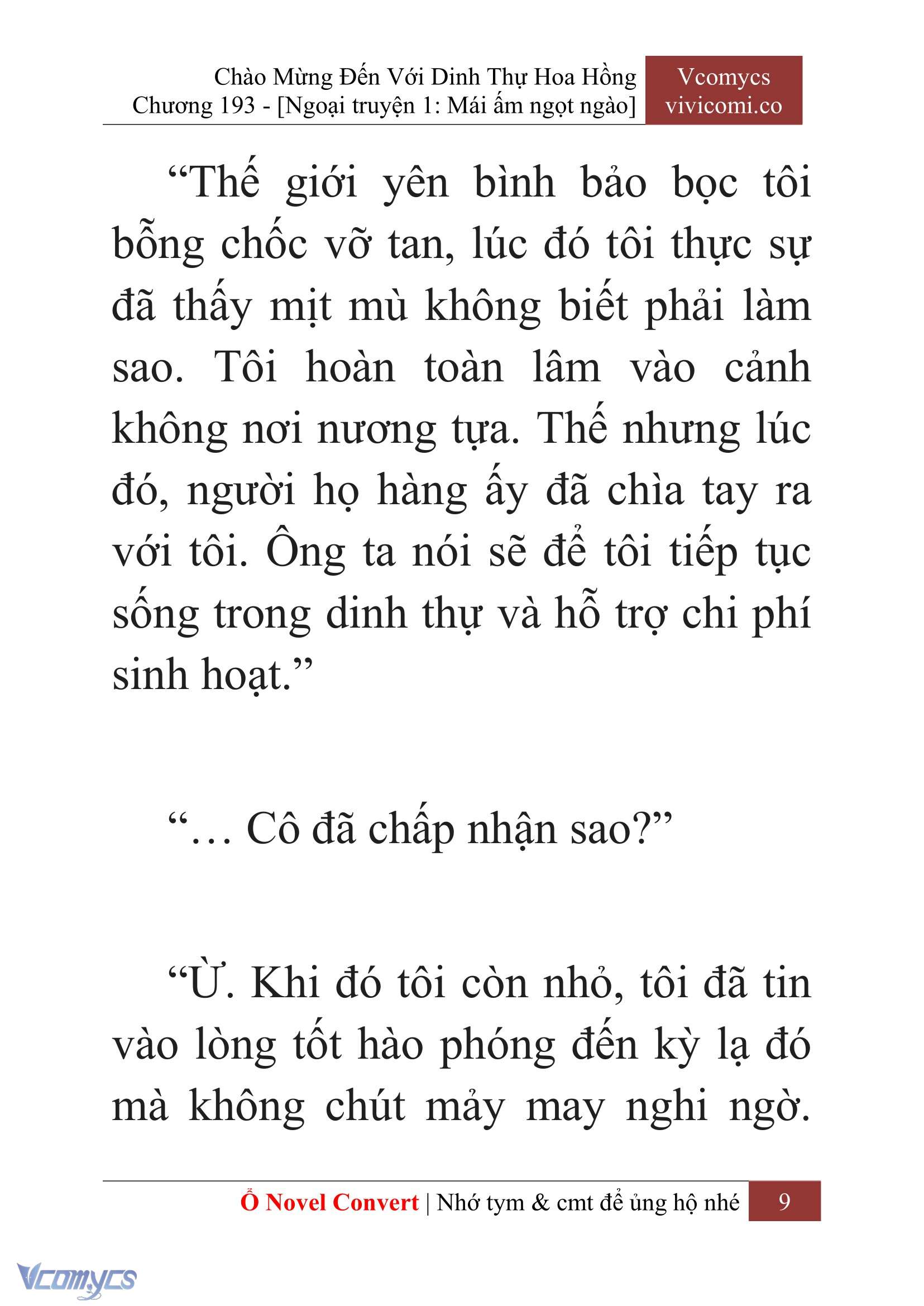 [Novel] Chào Mừng Đến Với Dinh Thự Hoa Hồng Chap 193 - Next Chap 194