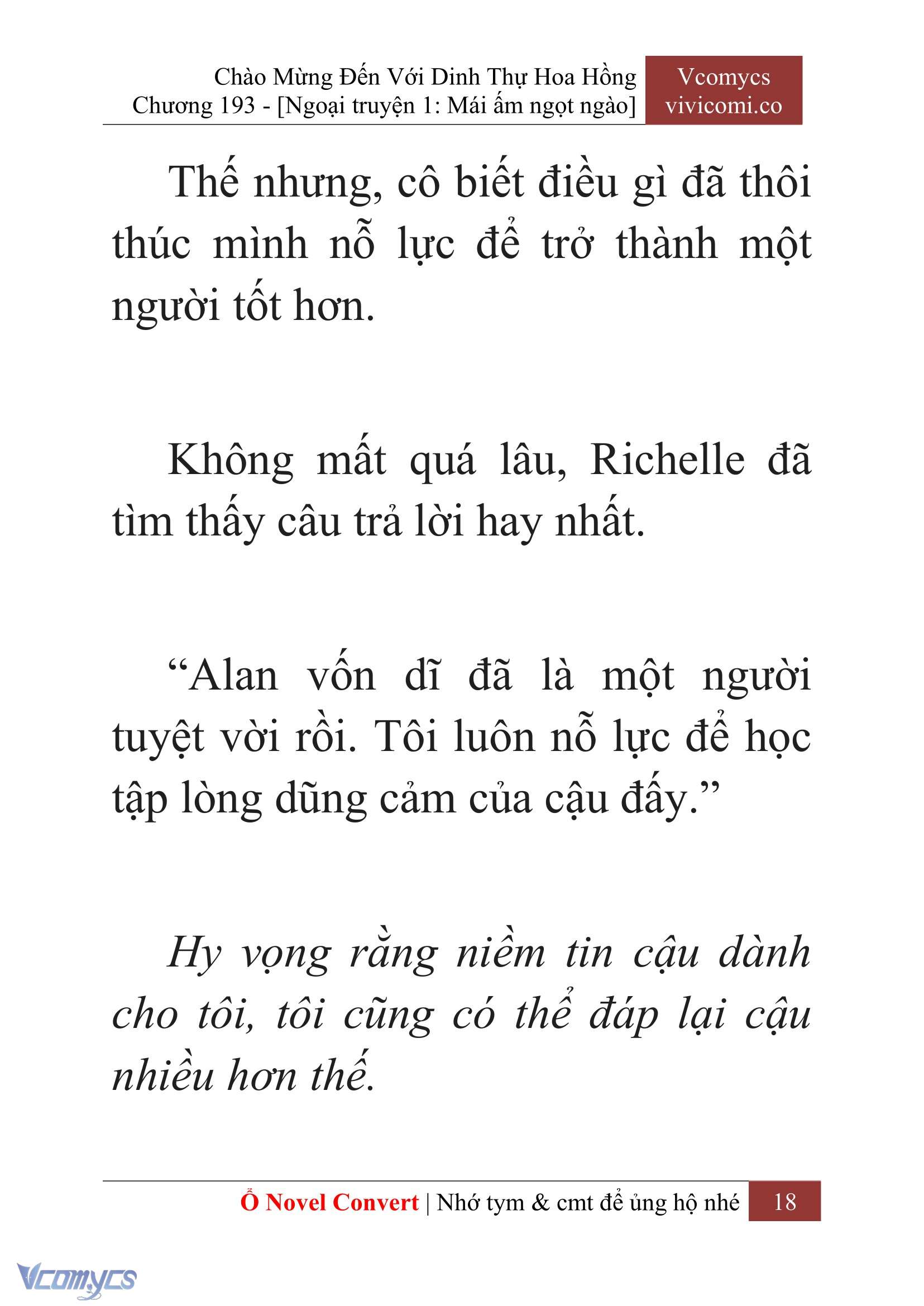 [Novel] Chào Mừng Đến Với Dinh Thự Hoa Hồng Chap 193 - Next Chap 194