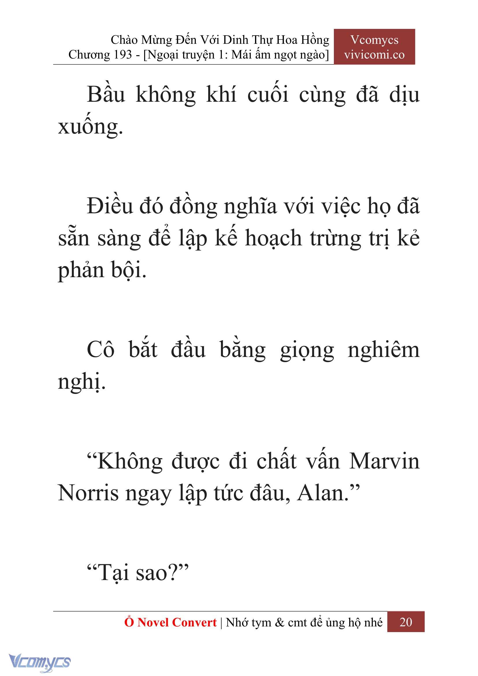 [Novel] Chào Mừng Đến Với Dinh Thự Hoa Hồng Chap 193 - Next Chap 194