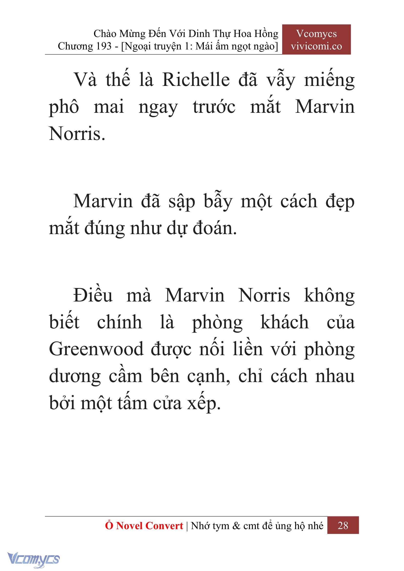[Novel] Chào Mừng Đến Với Dinh Thự Hoa Hồng Chap 193 - Next Chap 194