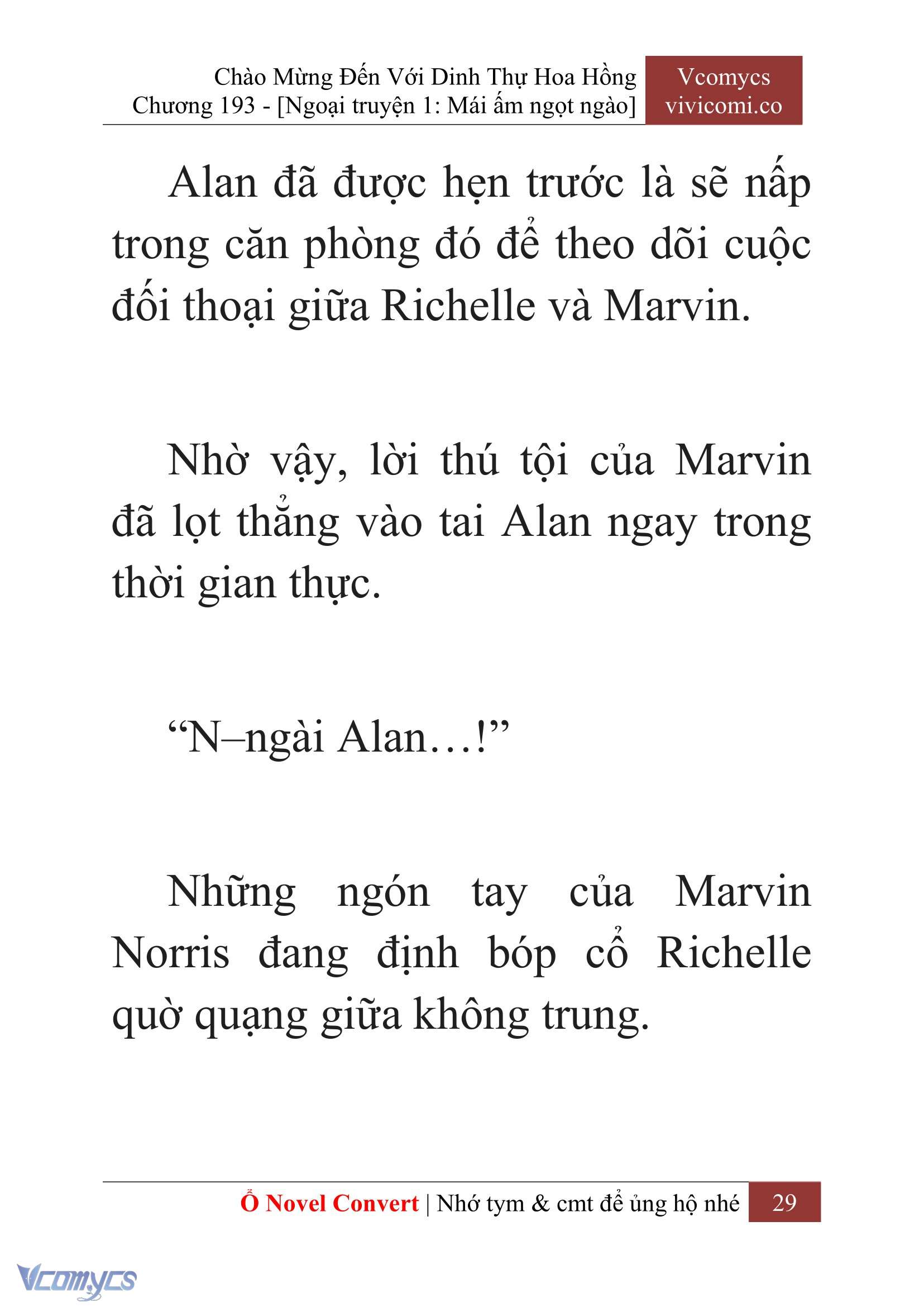 [Novel] Chào Mừng Đến Với Dinh Thự Hoa Hồng Chap 193 - Next Chap 194