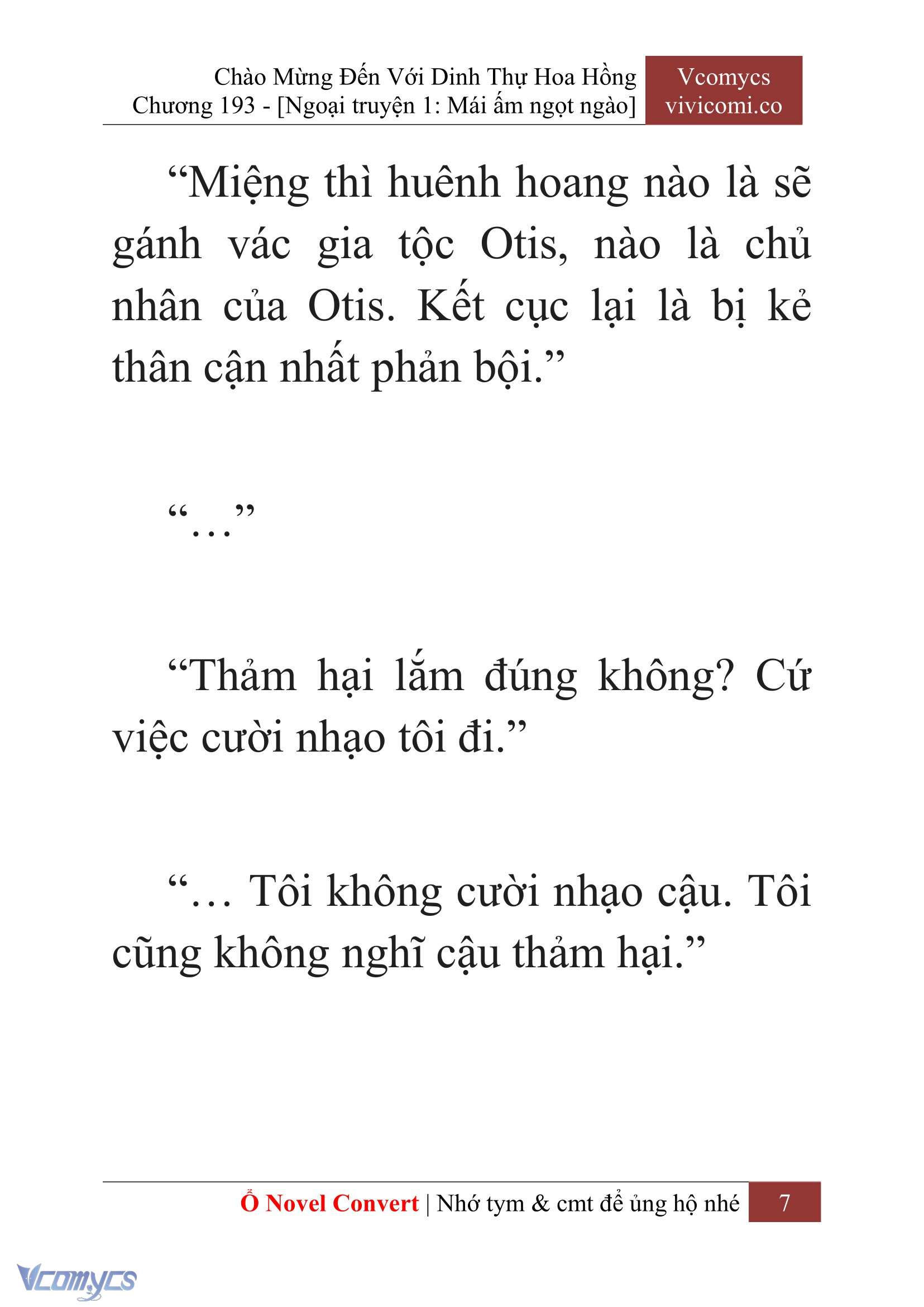 [Novel] Chào Mừng Đến Với Dinh Thự Hoa Hồng Chap 193 - Next Chap 194
