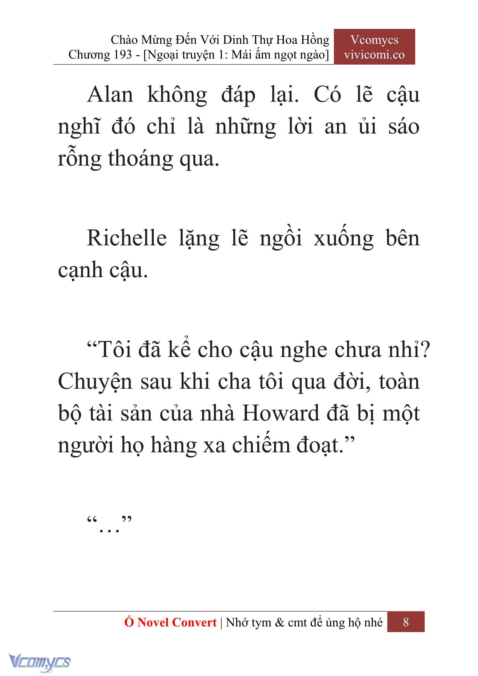 [Novel] Chào Mừng Đến Với Dinh Thự Hoa Hồng Chap 193 - Next Chap 194