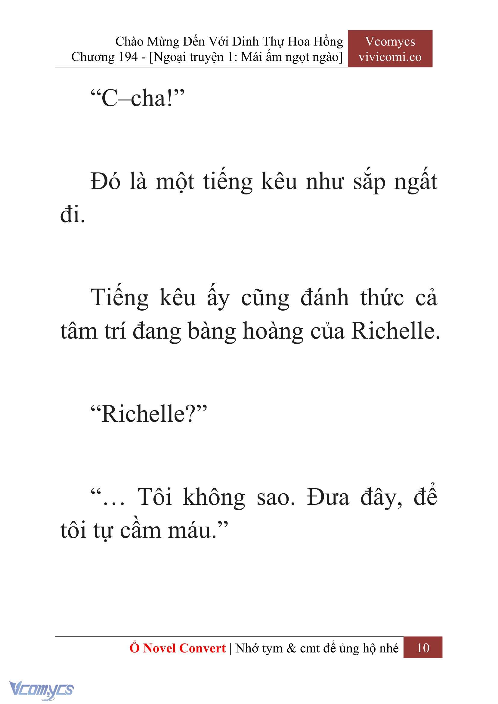 [Novel] Chào Mừng Đến Với Dinh Thự Hoa Hồng Chap 194 - Next Chap 195