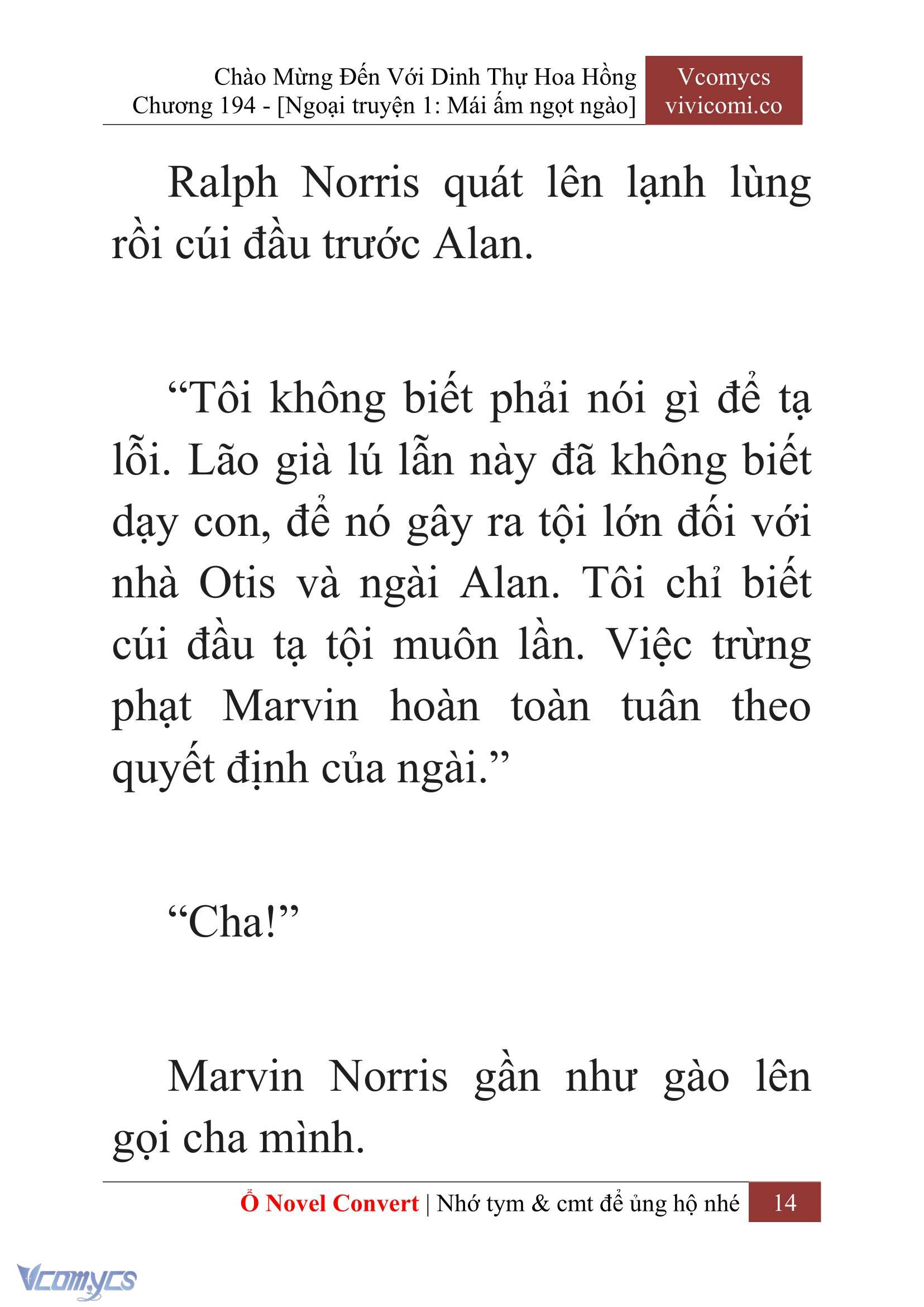 [Novel] Chào Mừng Đến Với Dinh Thự Hoa Hồng Chap 194 - Next Chap 195