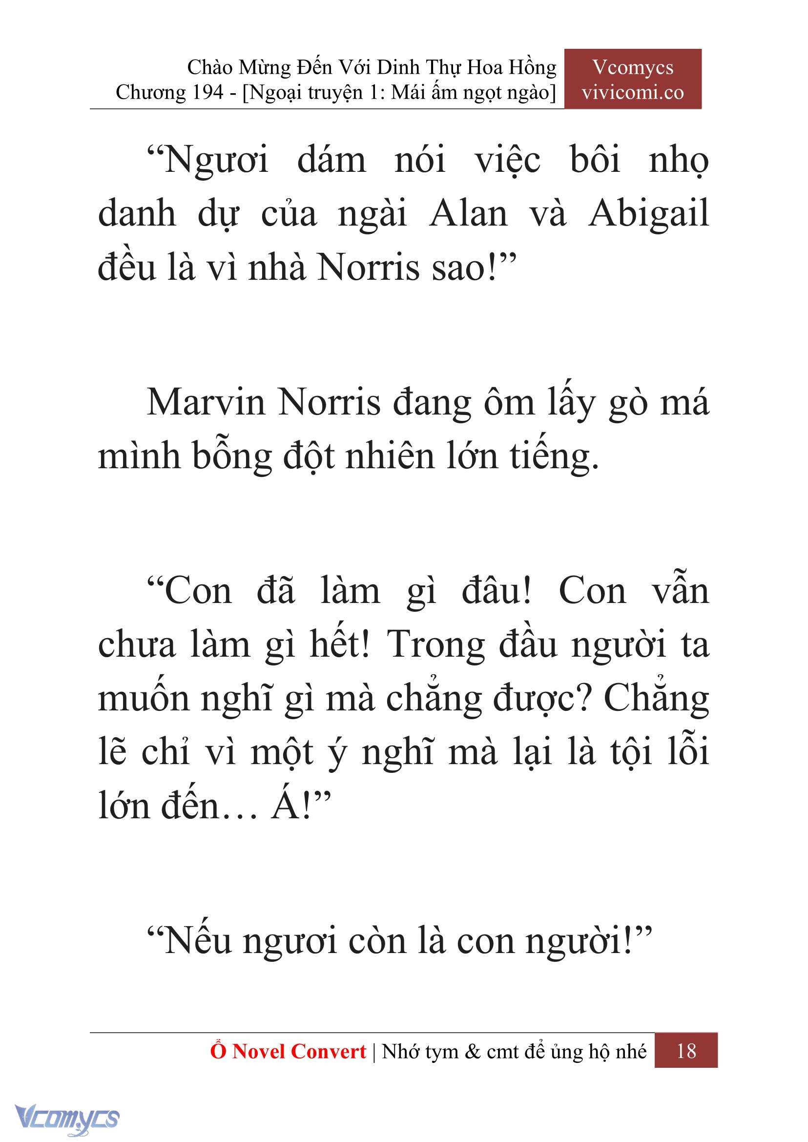 [Novel] Chào Mừng Đến Với Dinh Thự Hoa Hồng Chap 194 - Next Chap 195