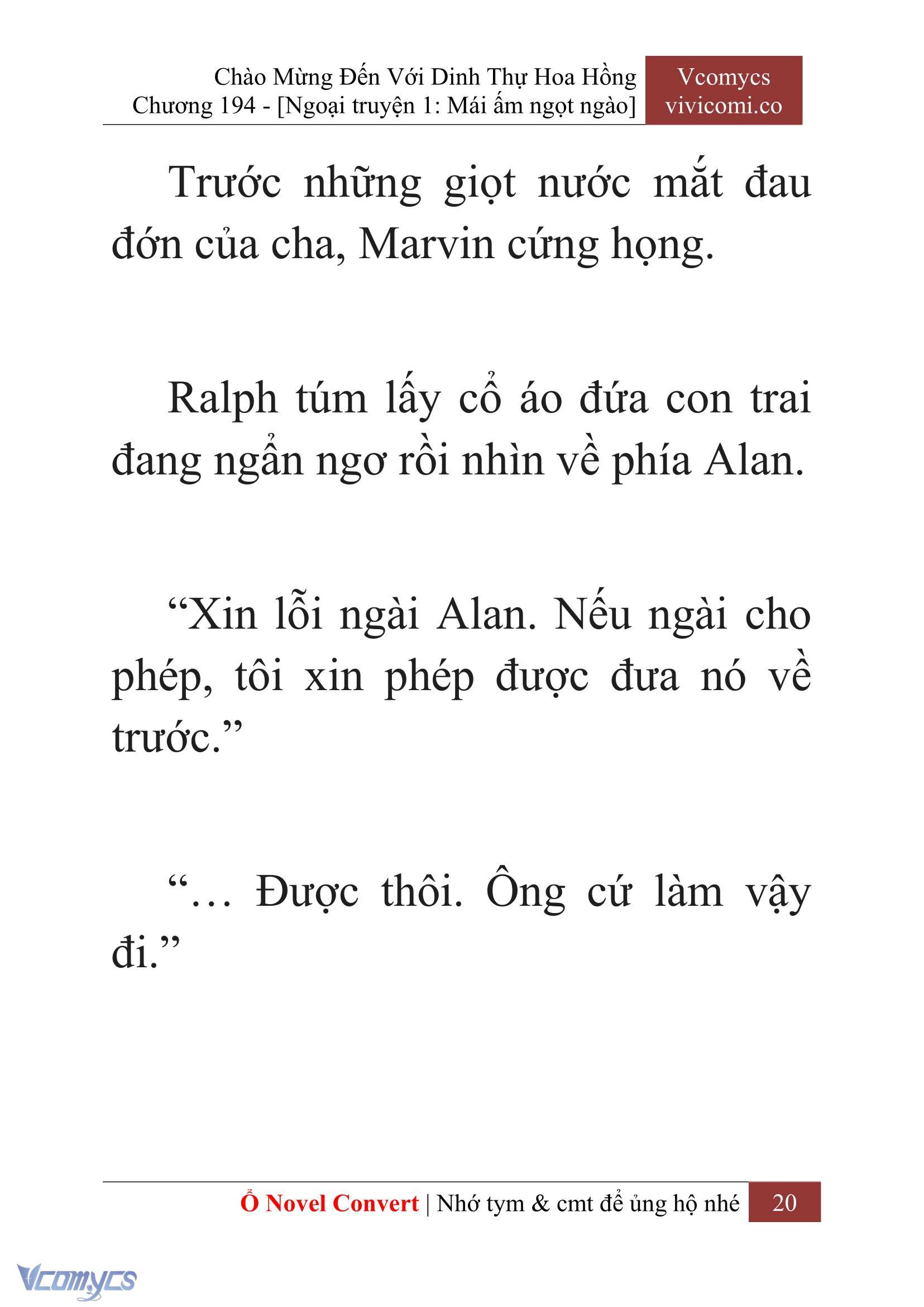 [Novel] Chào Mừng Đến Với Dinh Thự Hoa Hồng Chap 194 - Next Chap 195