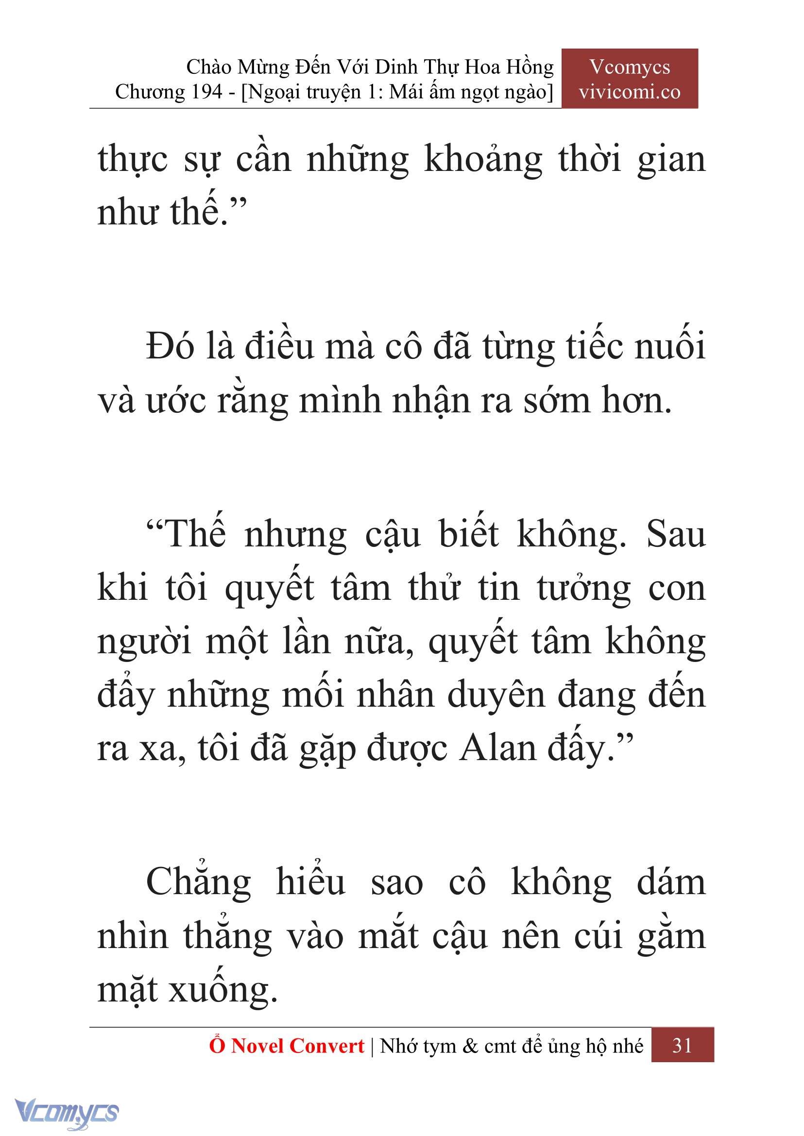 [Novel] Chào Mừng Đến Với Dinh Thự Hoa Hồng Chap 194 - Next Chap 195
