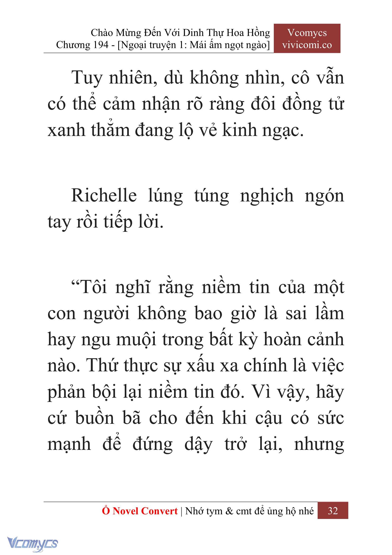 [Novel] Chào Mừng Đến Với Dinh Thự Hoa Hồng Chap 194 - Next Chap 195