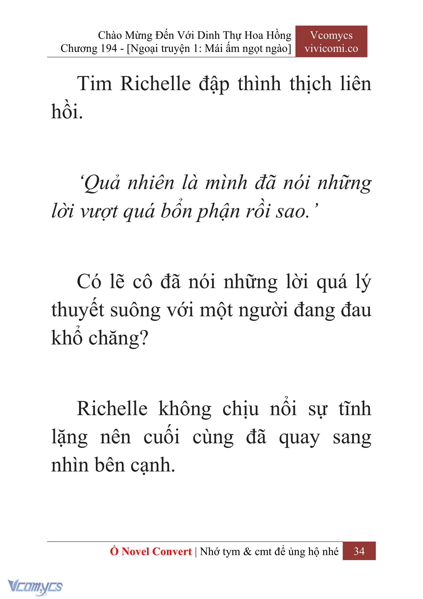 [Novel] Chào Mừng Đến Với Dinh Thự Hoa Hồng Chap 194 - Next Chap 195