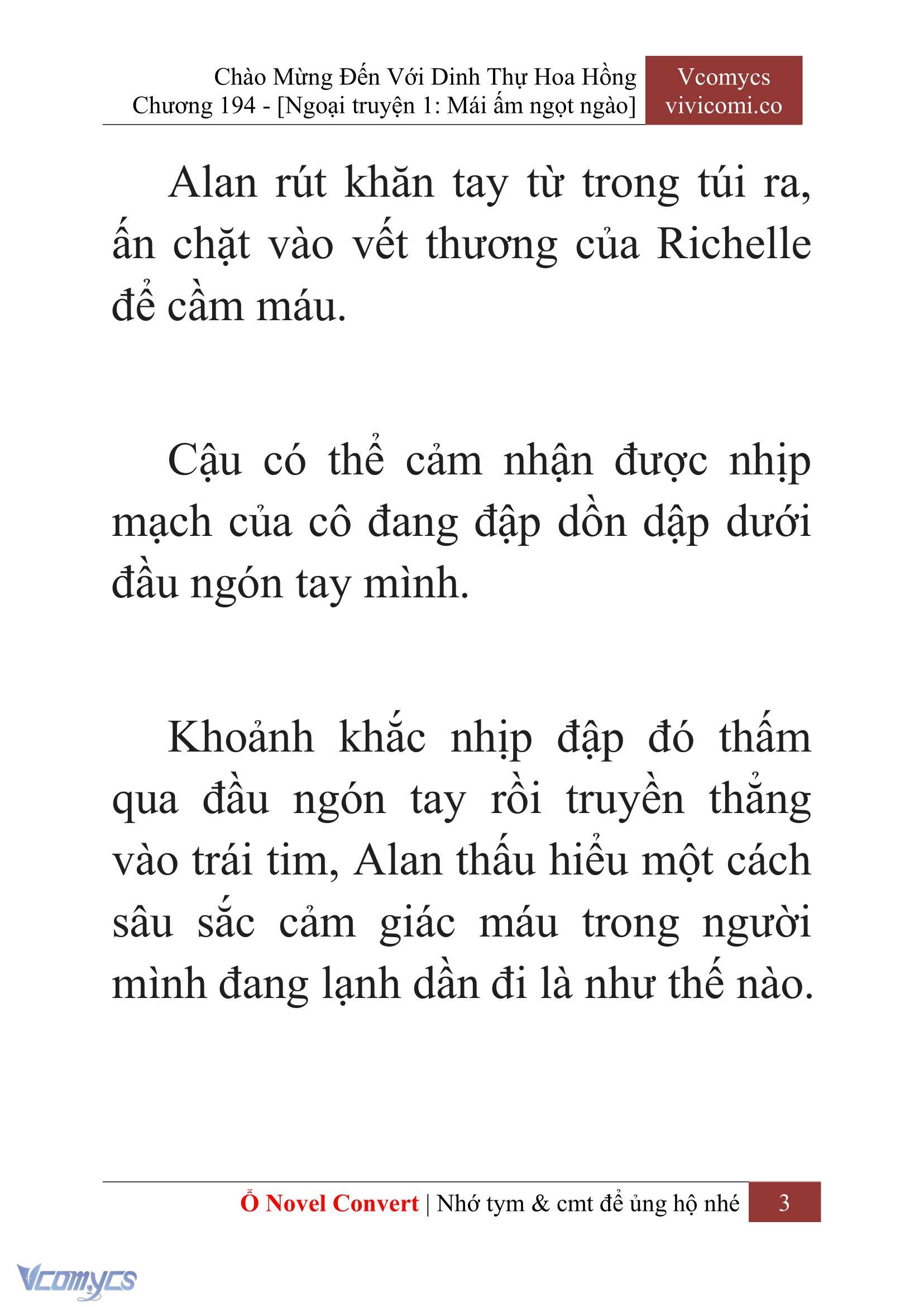 [Novel] Chào Mừng Đến Với Dinh Thự Hoa Hồng Chap 194 - Next Chap 195