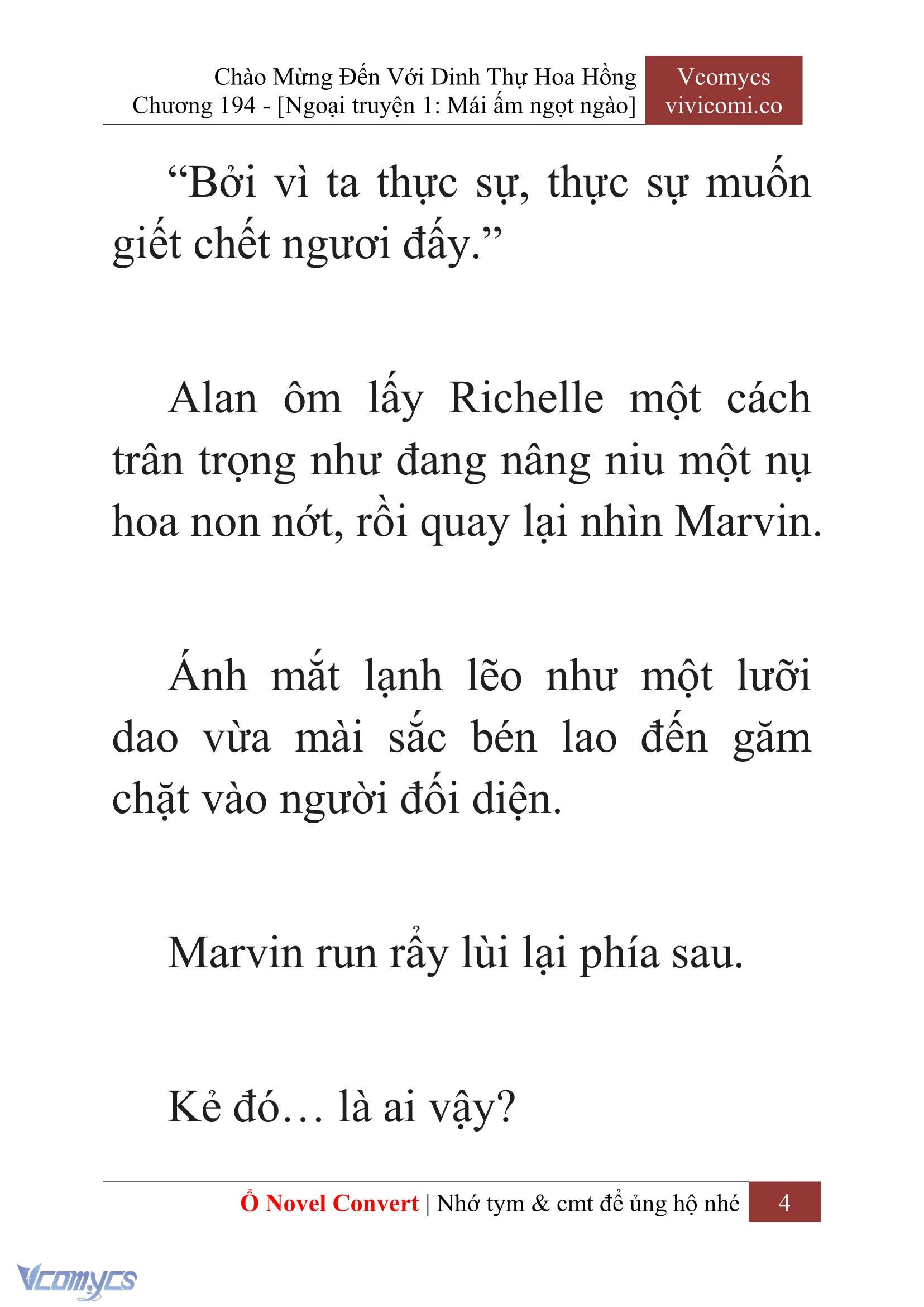 [Novel] Chào Mừng Đến Với Dinh Thự Hoa Hồng Chap 194 - Next Chap 195