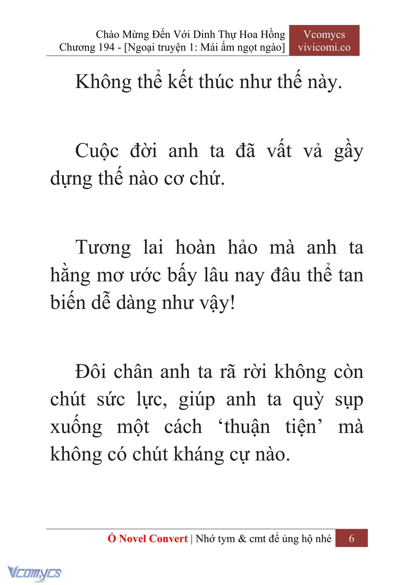 [Novel] Chào Mừng Đến Với Dinh Thự Hoa Hồng Chap 194 - Next Chap 195