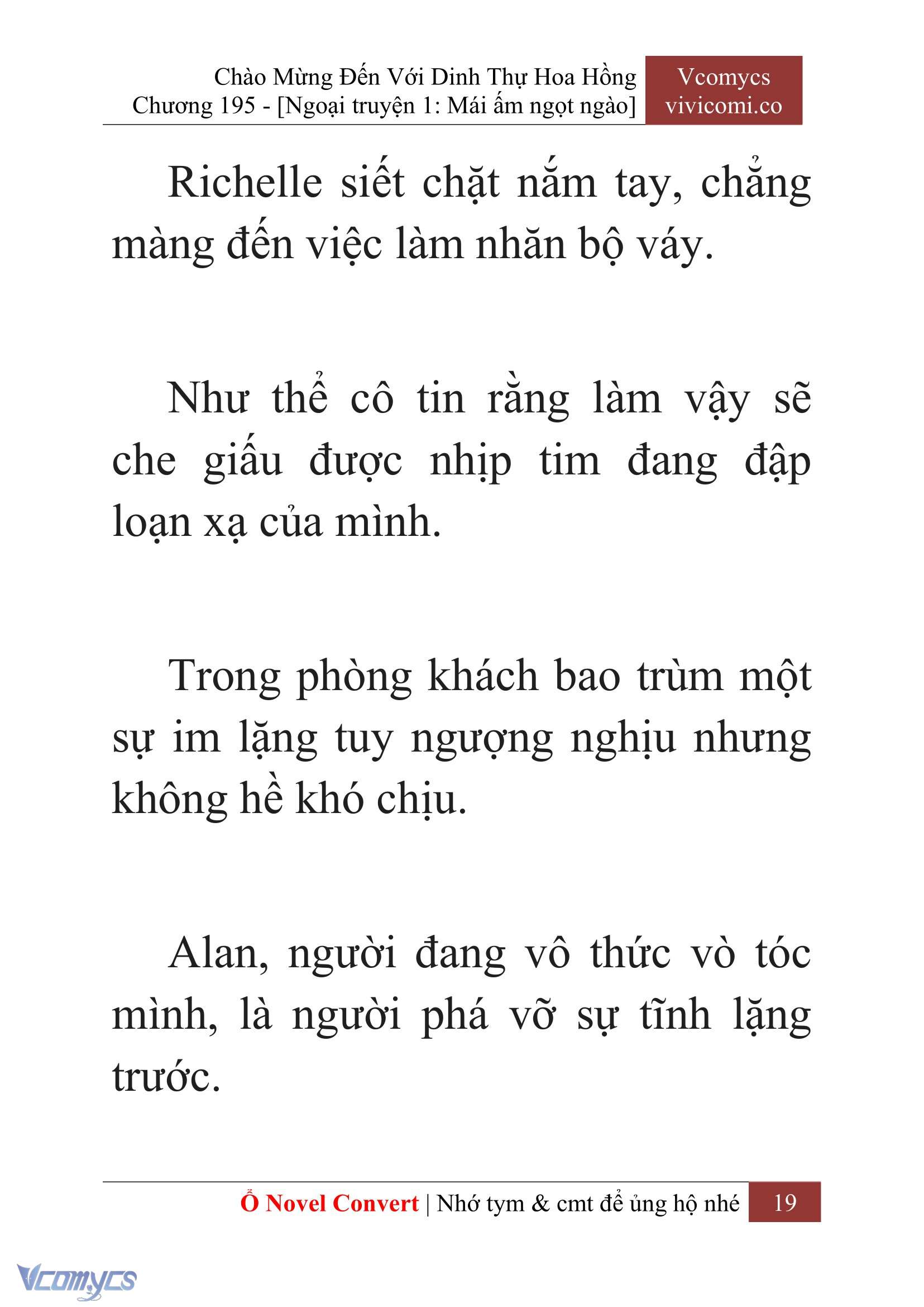 [Novel] Chào Mừng Đến Với Dinh Thự Hoa Hồng Chap 195 - Next Chap 196