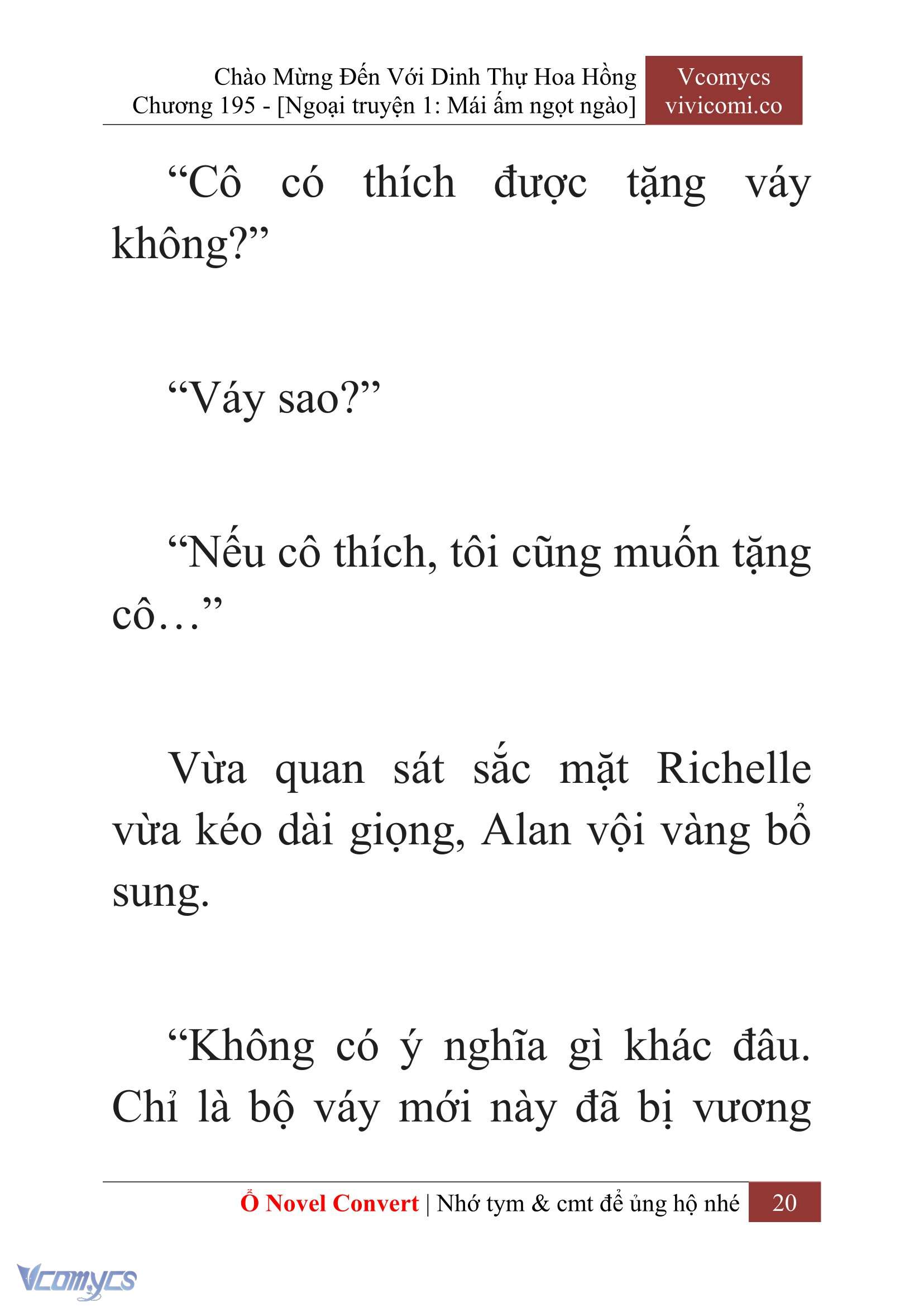 [Novel] Chào Mừng Đến Với Dinh Thự Hoa Hồng Chap 195 - Next Chap 196