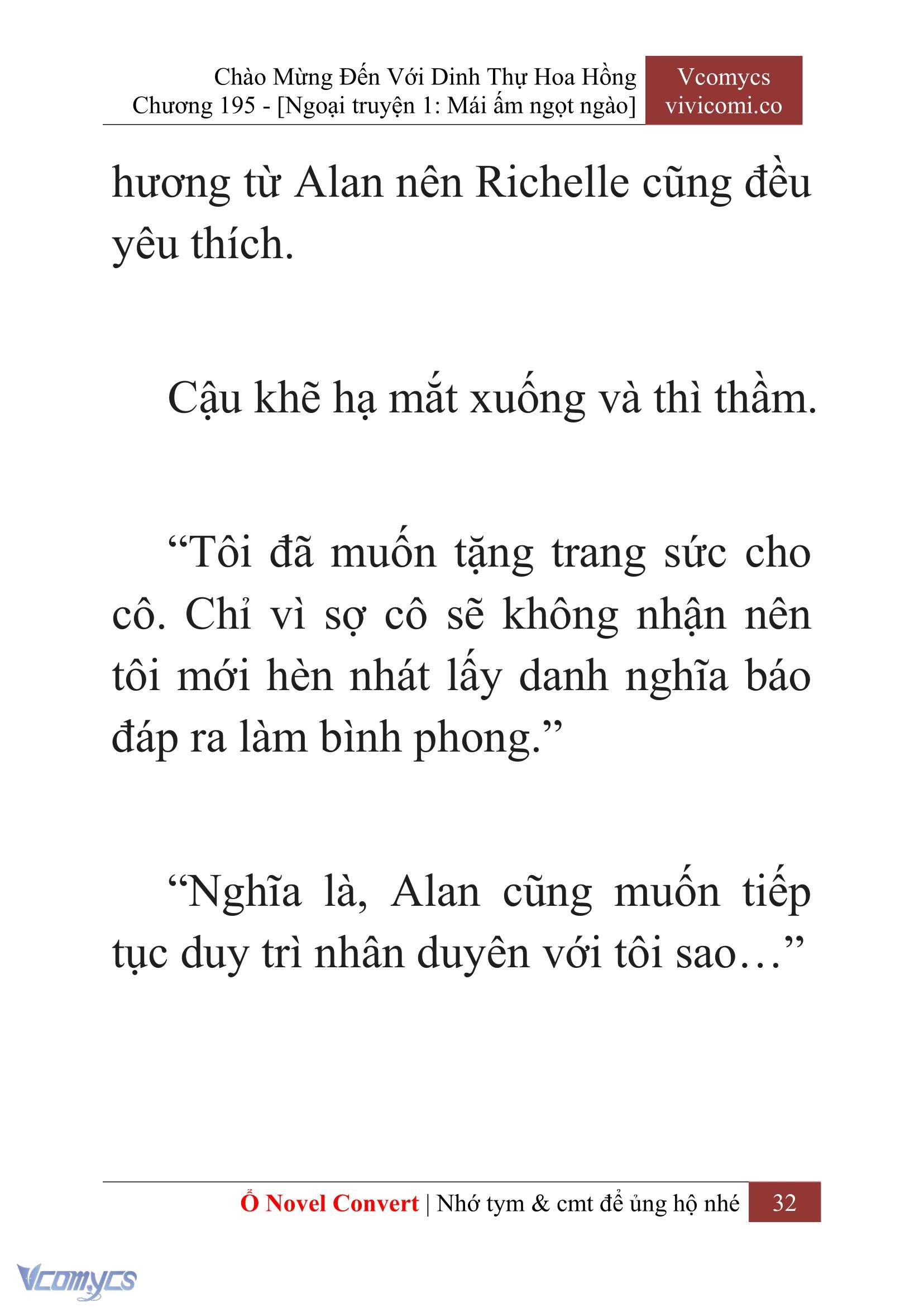 [Novel] Chào Mừng Đến Với Dinh Thự Hoa Hồng Chap 195 - Next Chap 196