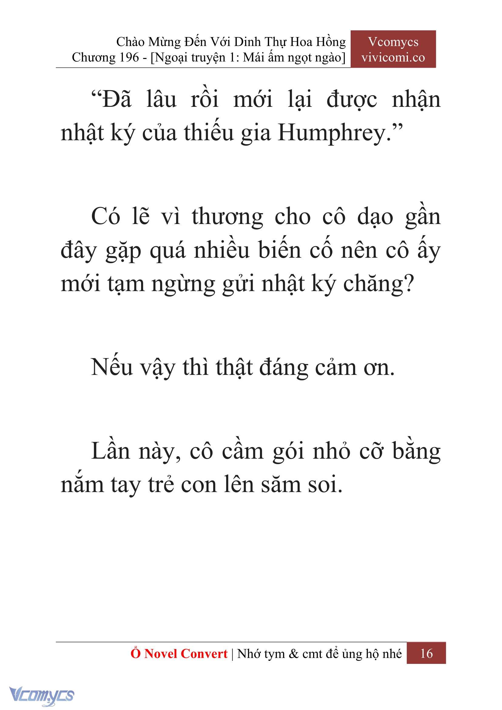 [Novel] Chào Mừng Đến Với Dinh Thự Hoa Hồng Chap 196 - Next Chap 197