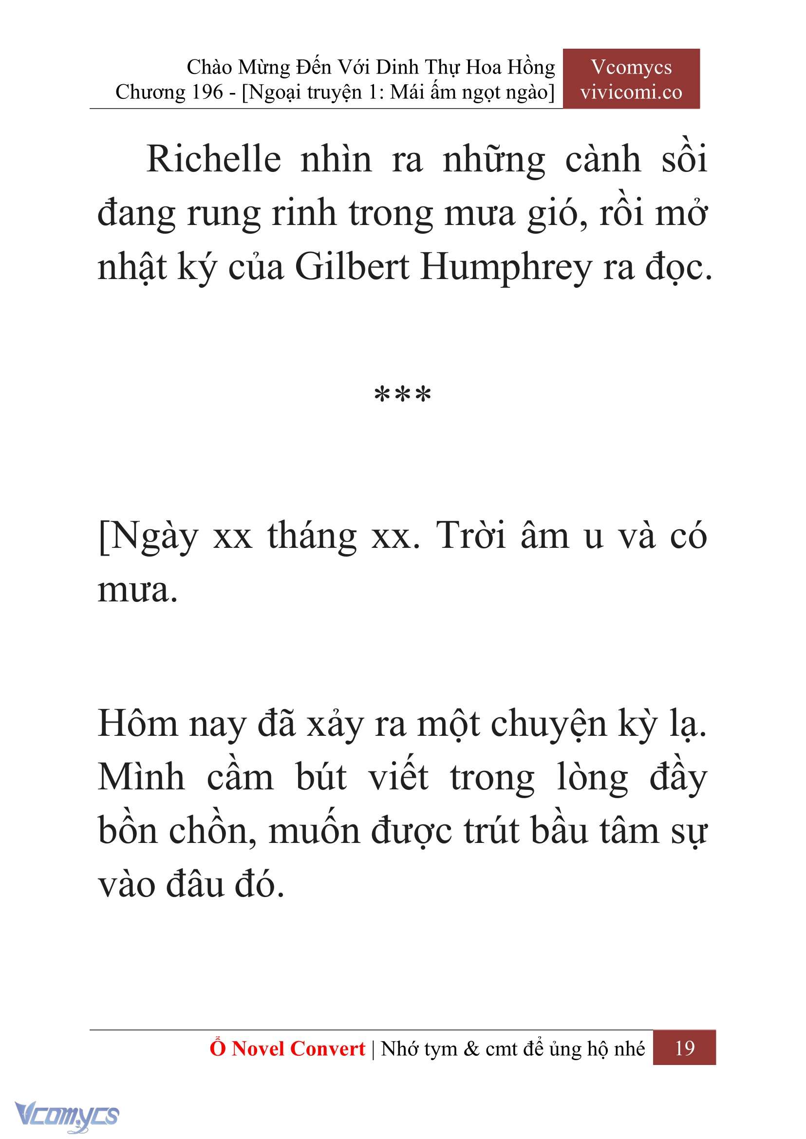 [Novel] Chào Mừng Đến Với Dinh Thự Hoa Hồng Chap 196 - Next Chap 197