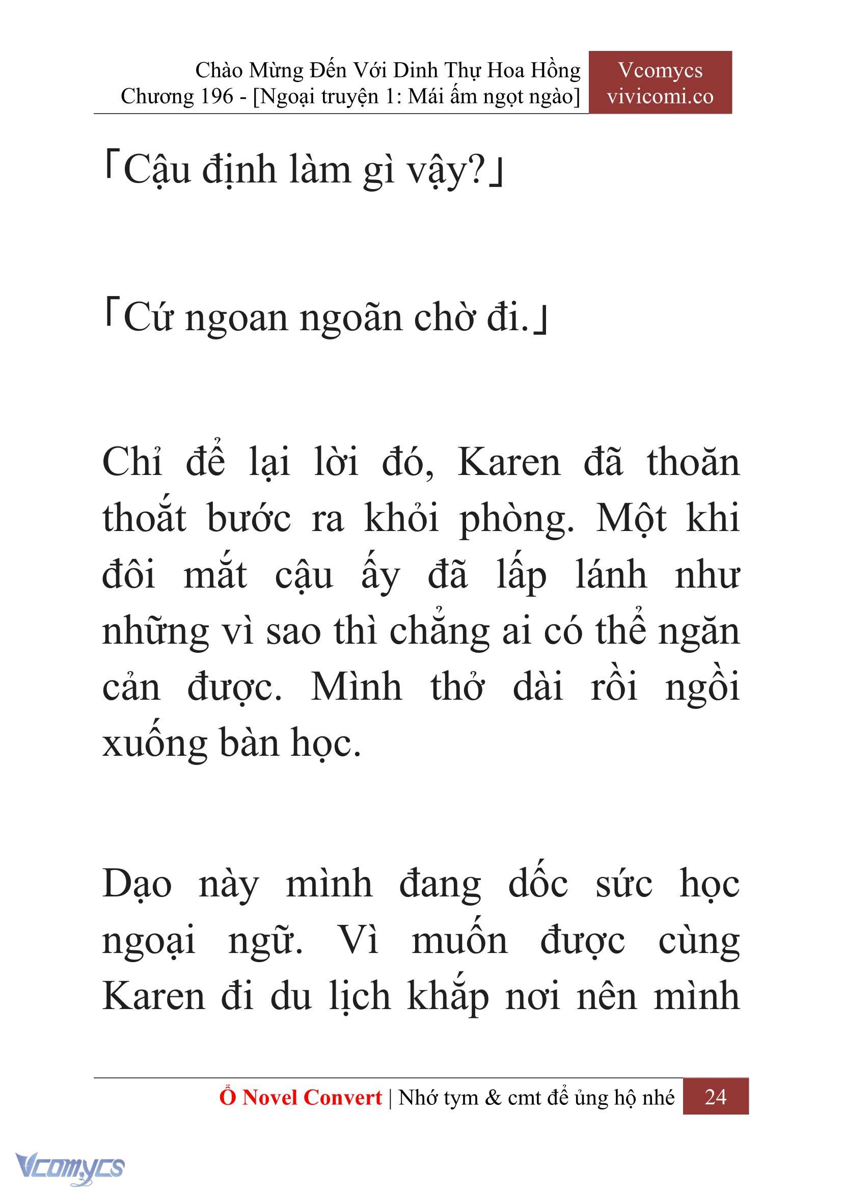 [Novel] Chào Mừng Đến Với Dinh Thự Hoa Hồng Chap 196 - Next Chap 197