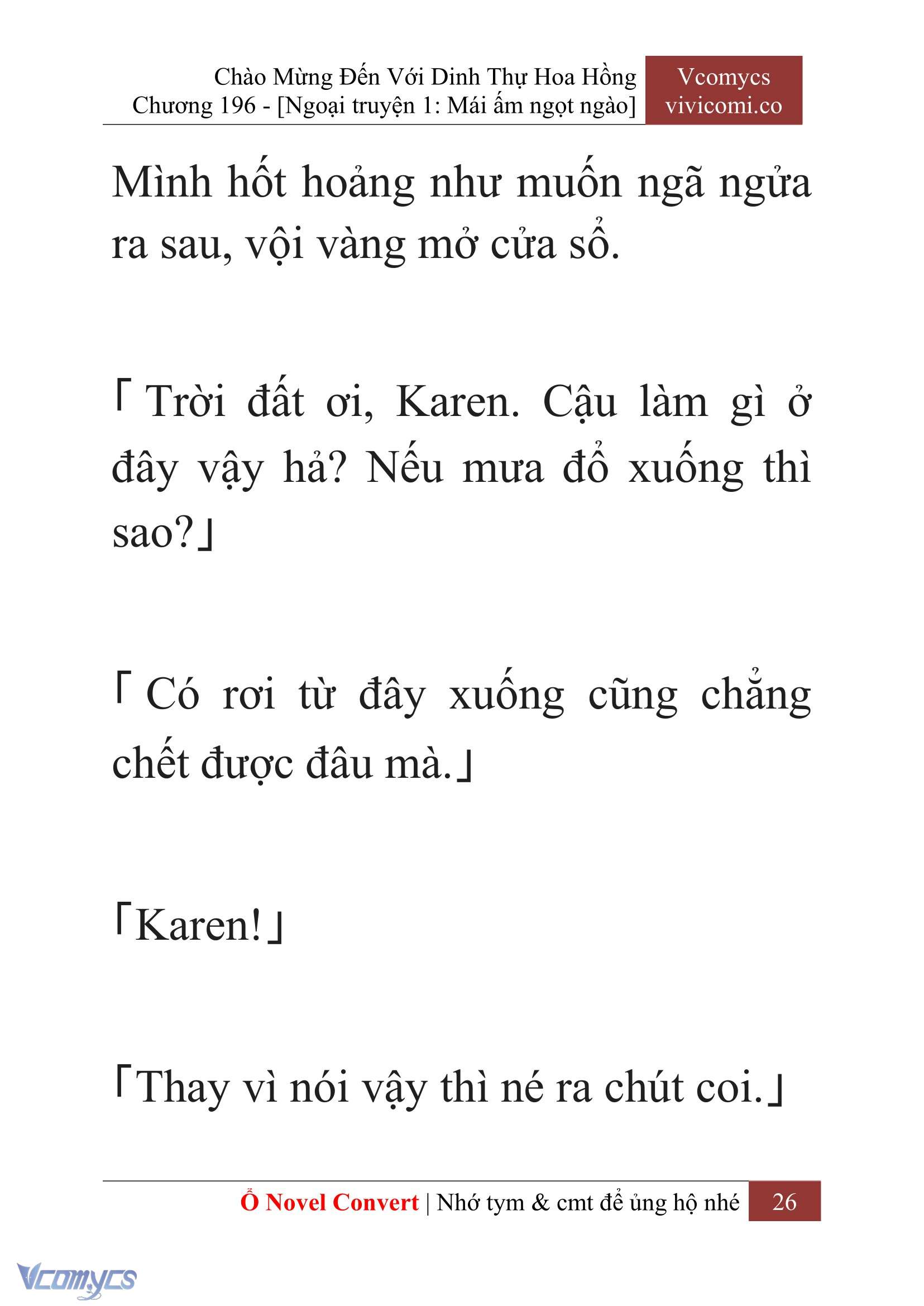 [Novel] Chào Mừng Đến Với Dinh Thự Hoa Hồng Chap 196 - Next Chap 197
