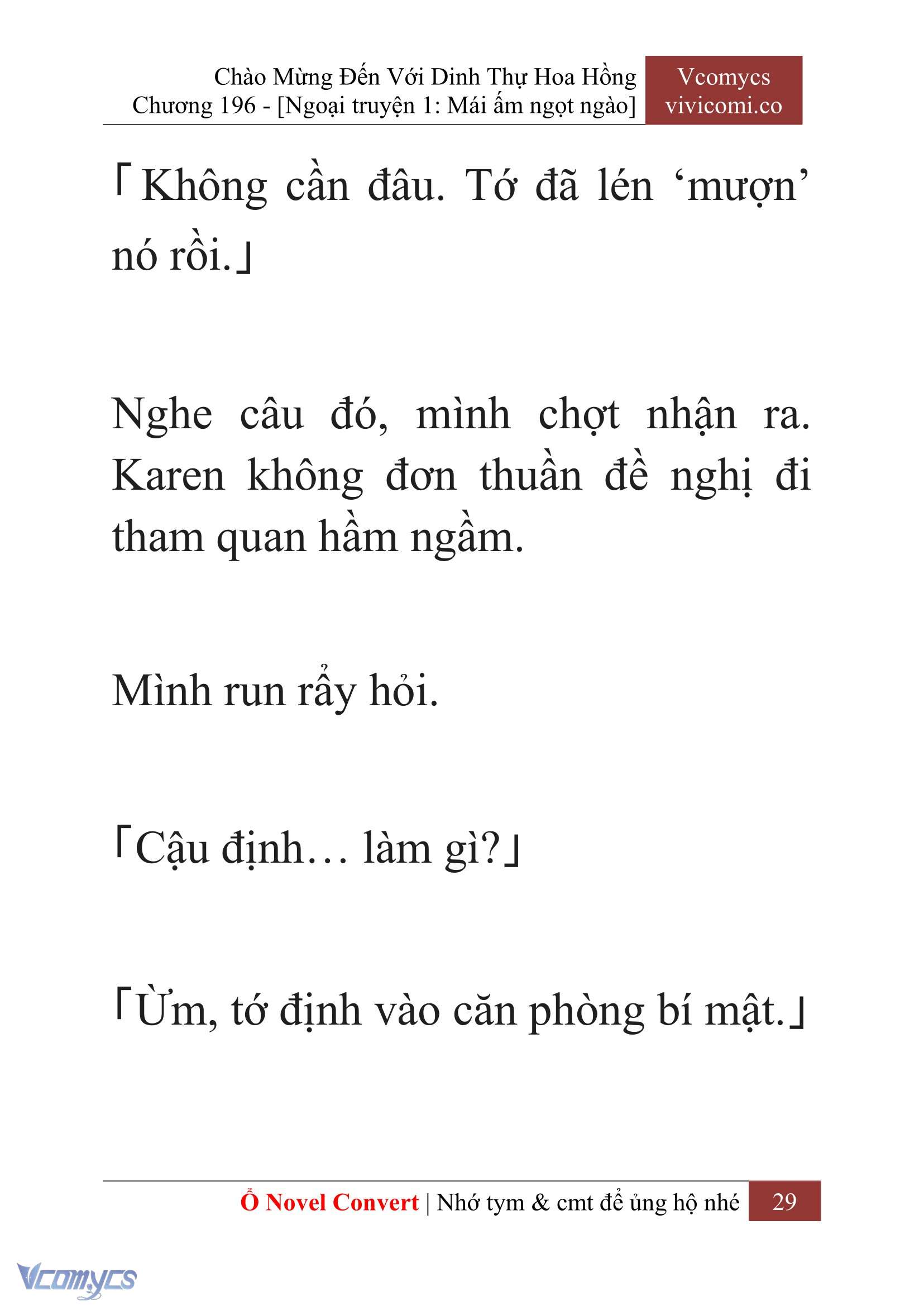 [Novel] Chào Mừng Đến Với Dinh Thự Hoa Hồng Chap 196 - Next Chap 197