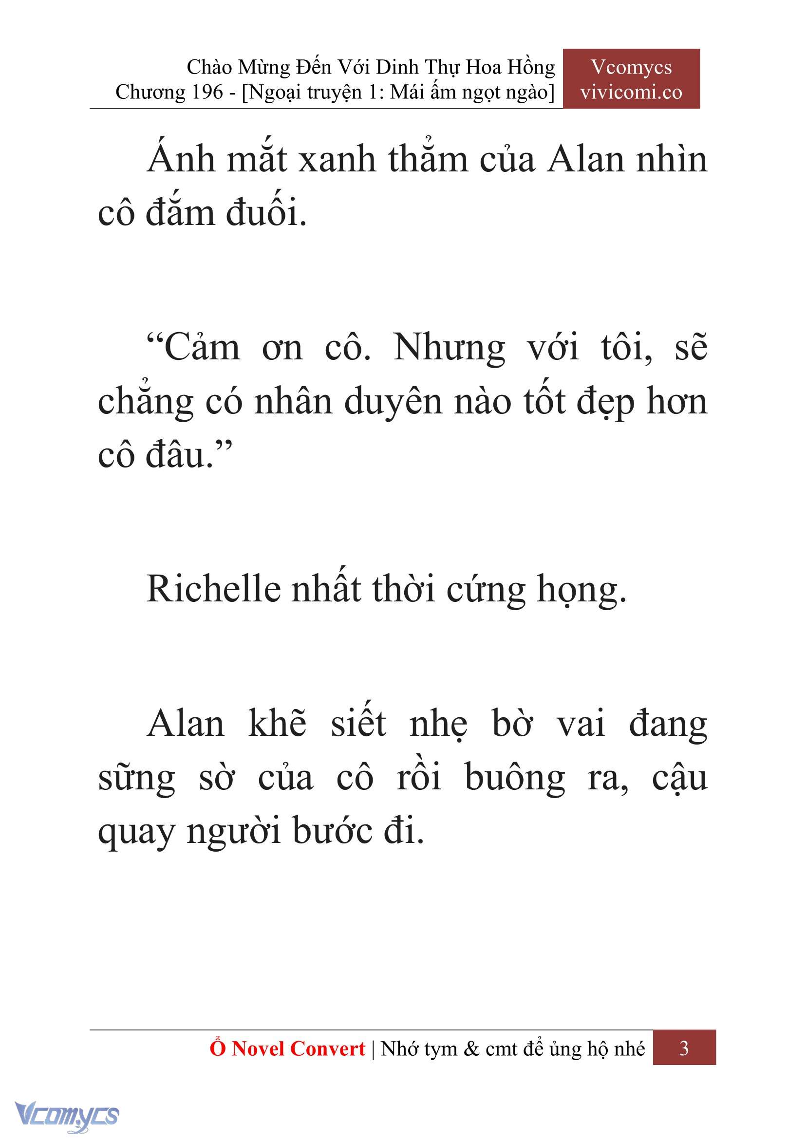 [Novel] Chào Mừng Đến Với Dinh Thự Hoa Hồng Chap 196 - Next Chap 197