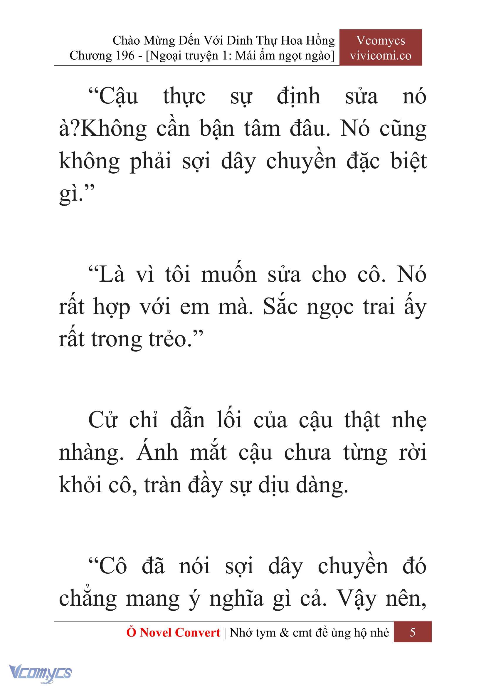 [Novel] Chào Mừng Đến Với Dinh Thự Hoa Hồng Chap 196 - Next Chap 197