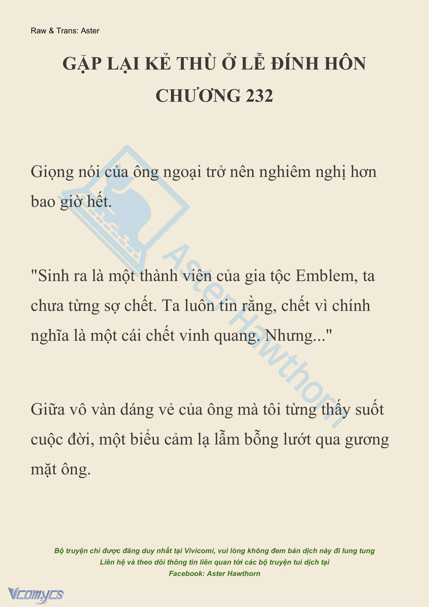 [NOVEL] Gặp Lại Kẻ Thù Ở Lễ Đính Hôn Chap 232 - Next Chap 233