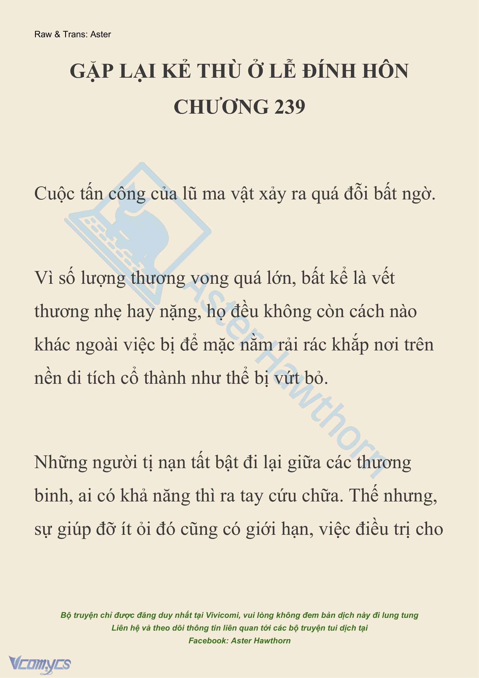 [NOVEL] Gặp Lại Kẻ Thù Ở Lễ Đính Hôn Chap 239 - Next Chap 240