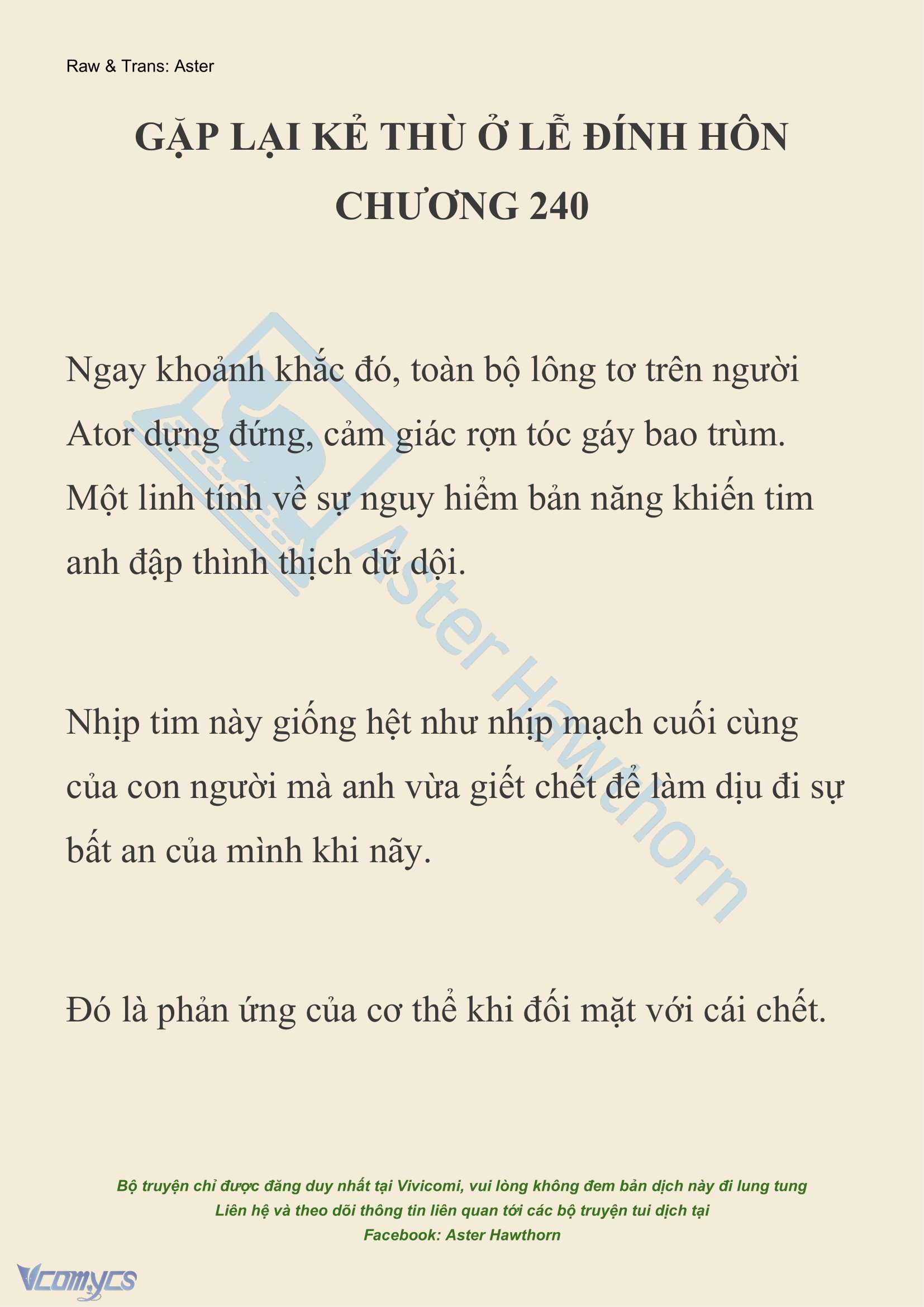 [NOVEL] Gặp Lại Kẻ Thù Ở Lễ Đính Hôn Chap 240 - Next Chap 241