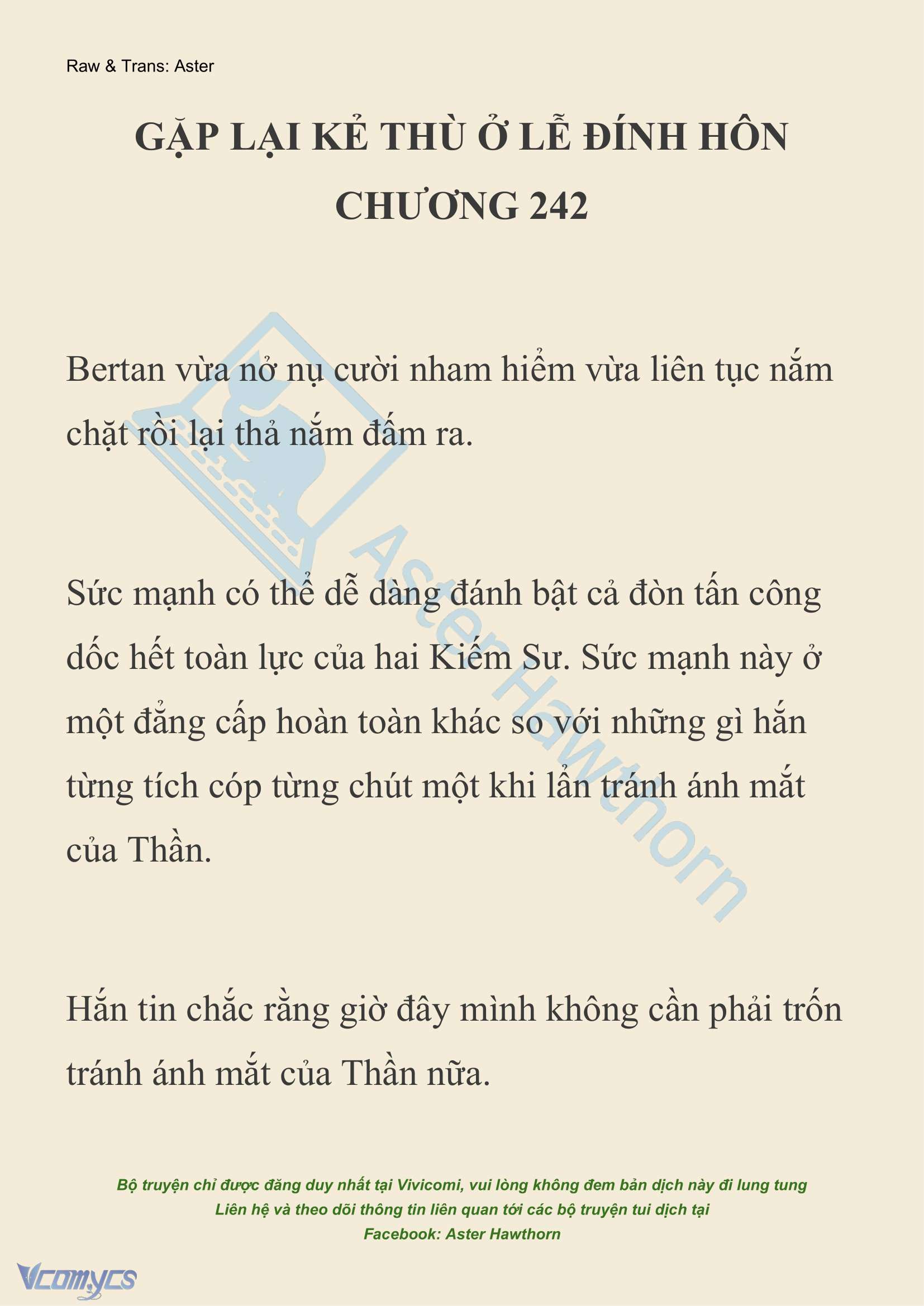 [NOVEL] Gặp Lại Kẻ Thù Ở Lễ Đính Hôn Chap 242 - Next Chap 243